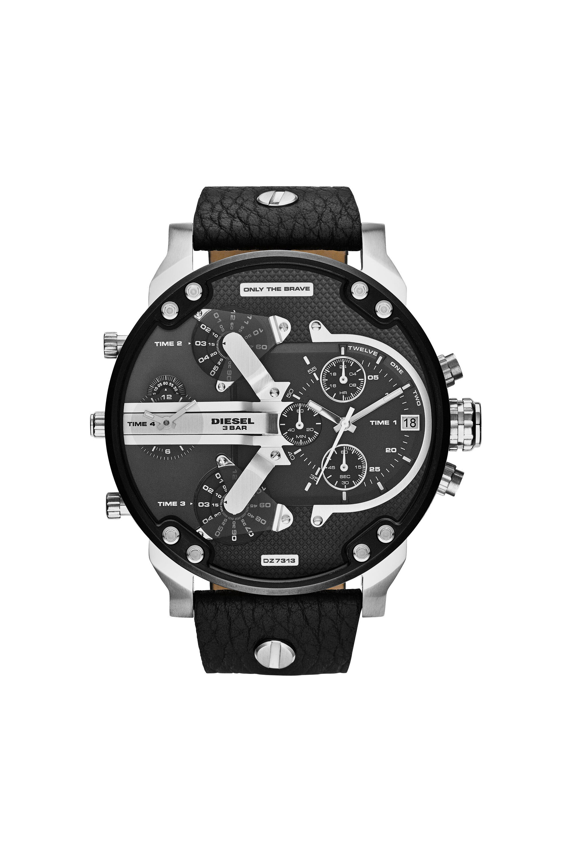 Diesel - DZ7313 MR. DADDY 2.0, Male's Mr. Daddy 2.0 watch with multi-layer watch in Black - 1