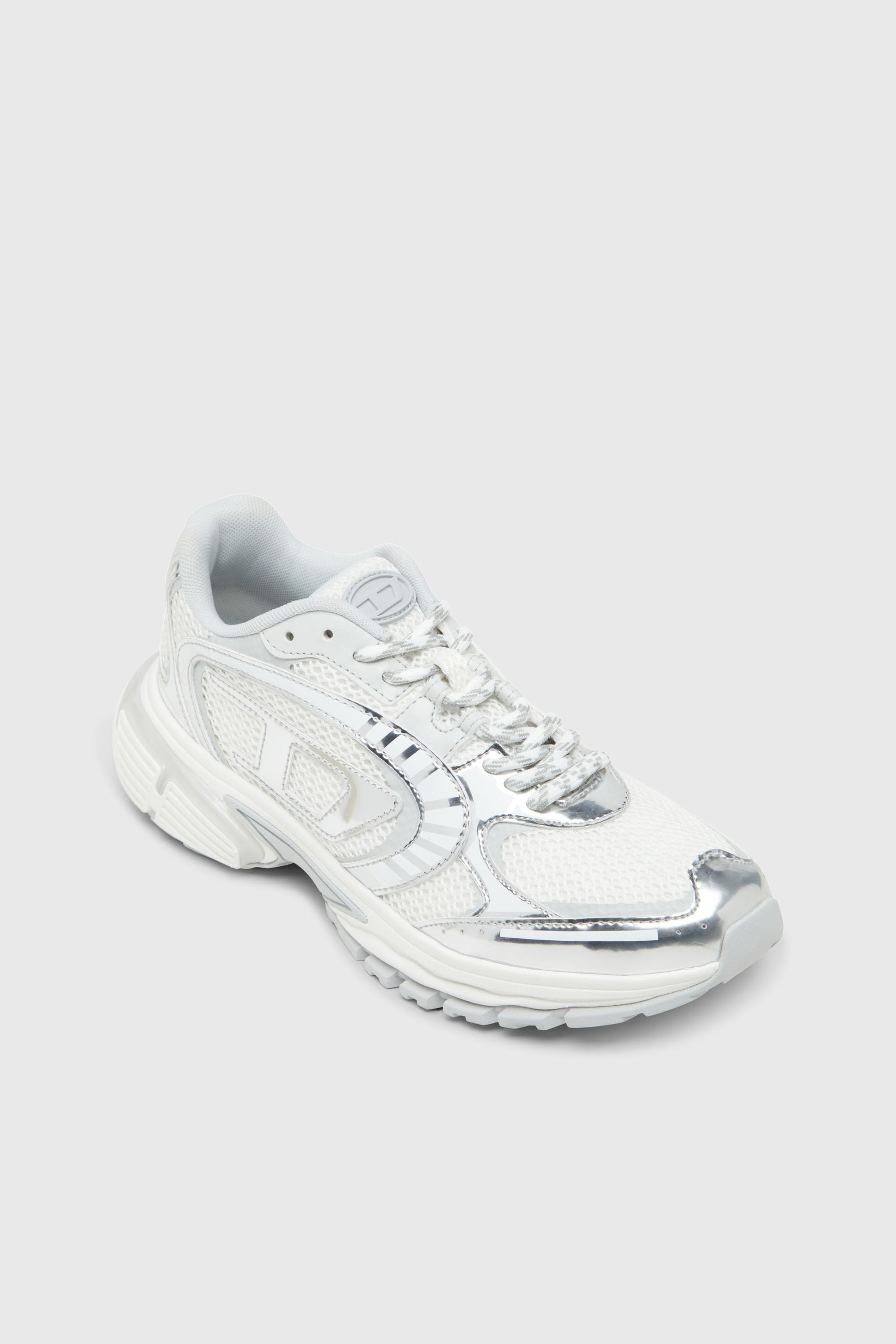 Women's S-Pro-V-Dense-Metallic mesh sneakers with Oval D logo