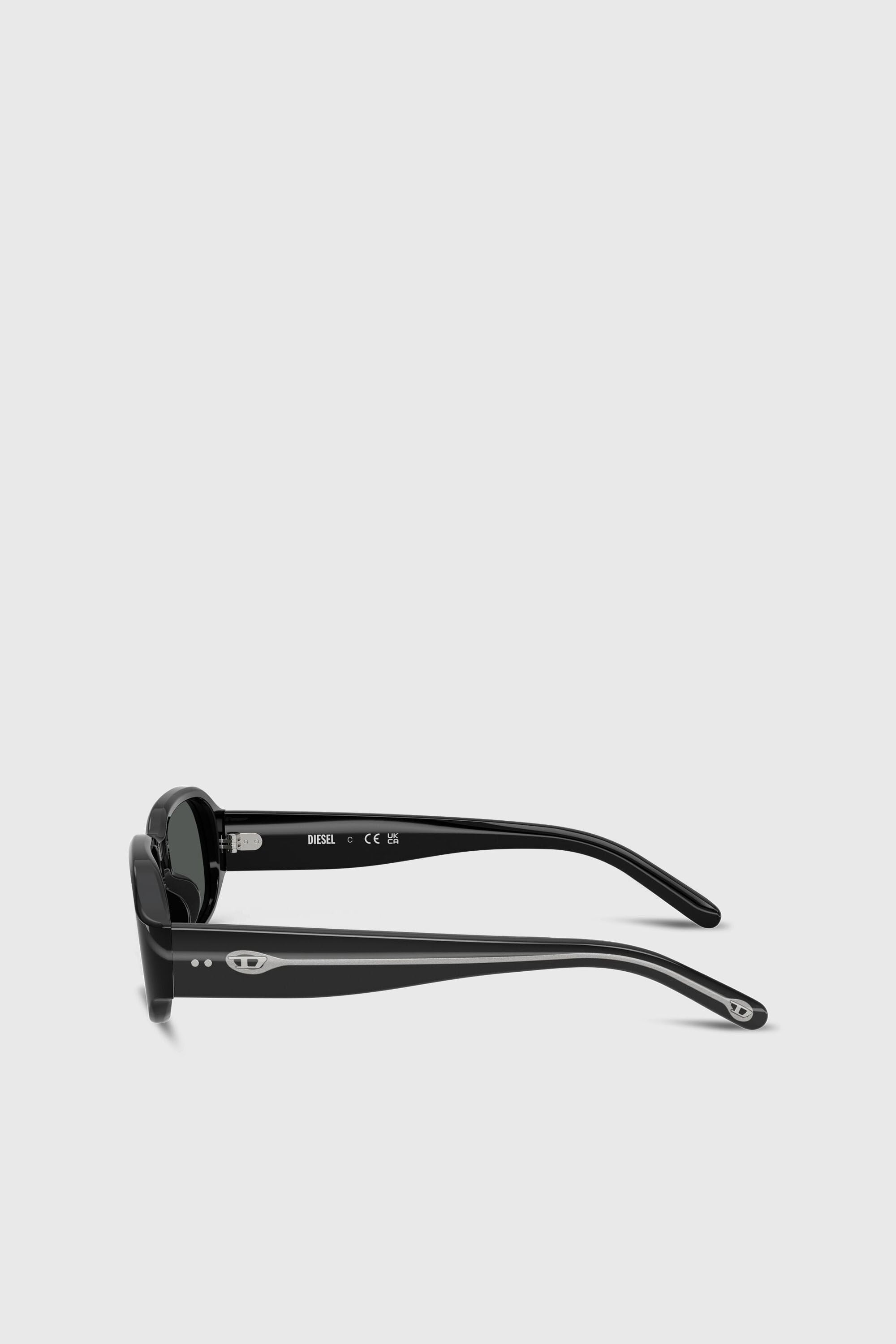 Women's Rectangle sunglasses | Black | Diesel {{Country}}