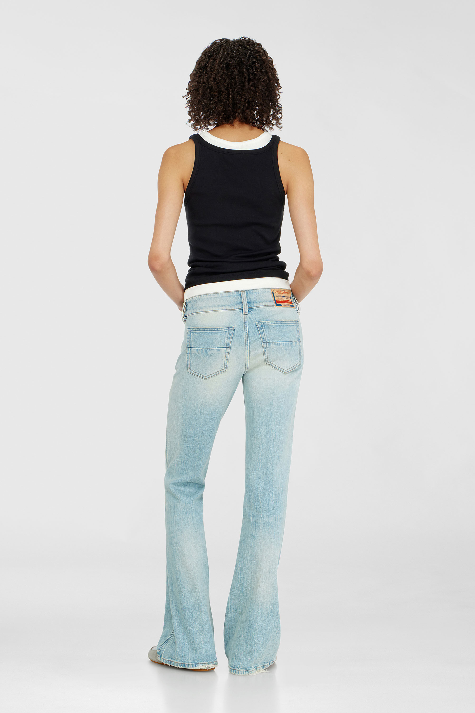 Women's Bootcut Jeans | Low Waist D-Hush | Light Blue | Diesel US