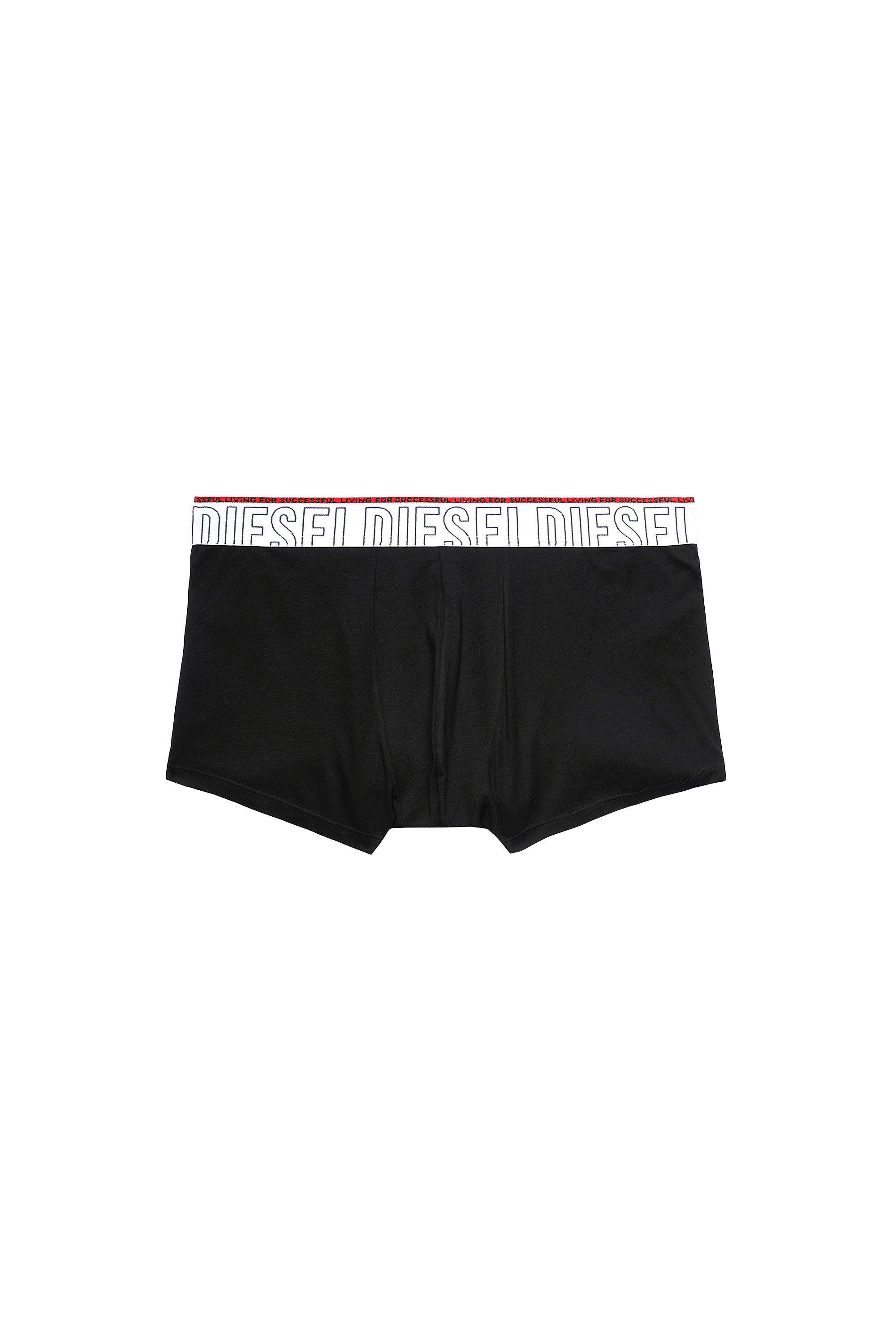 Diesel - UMBX-DAMIENTHREEPACK, Male's Three-pack boxer briefs with outline logo in Black/White - 6