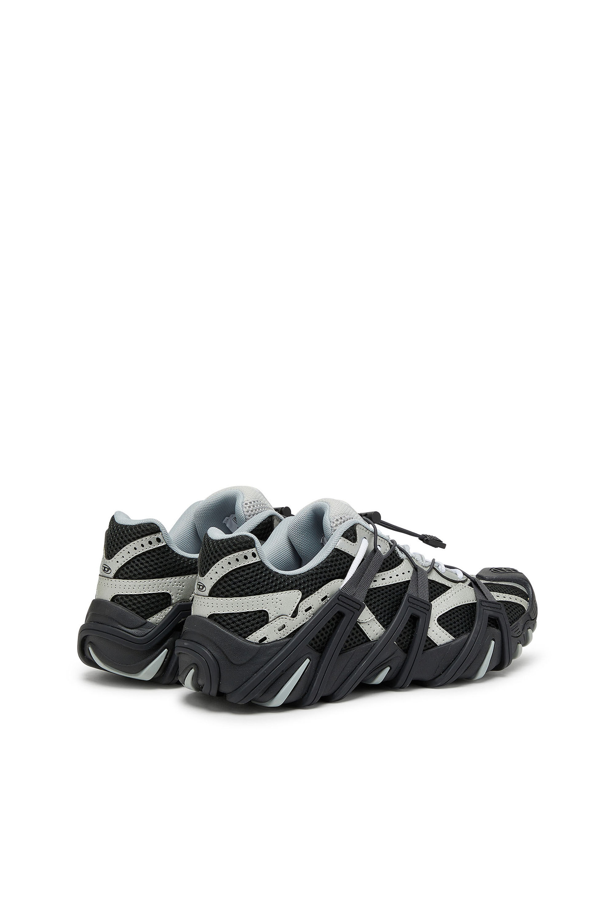 Diesel - S-PROTOTYPE CR LACE X, S-Prototype Cr-Sneakers en mesh et PU avec double laçage Homme in Polychrome - 3