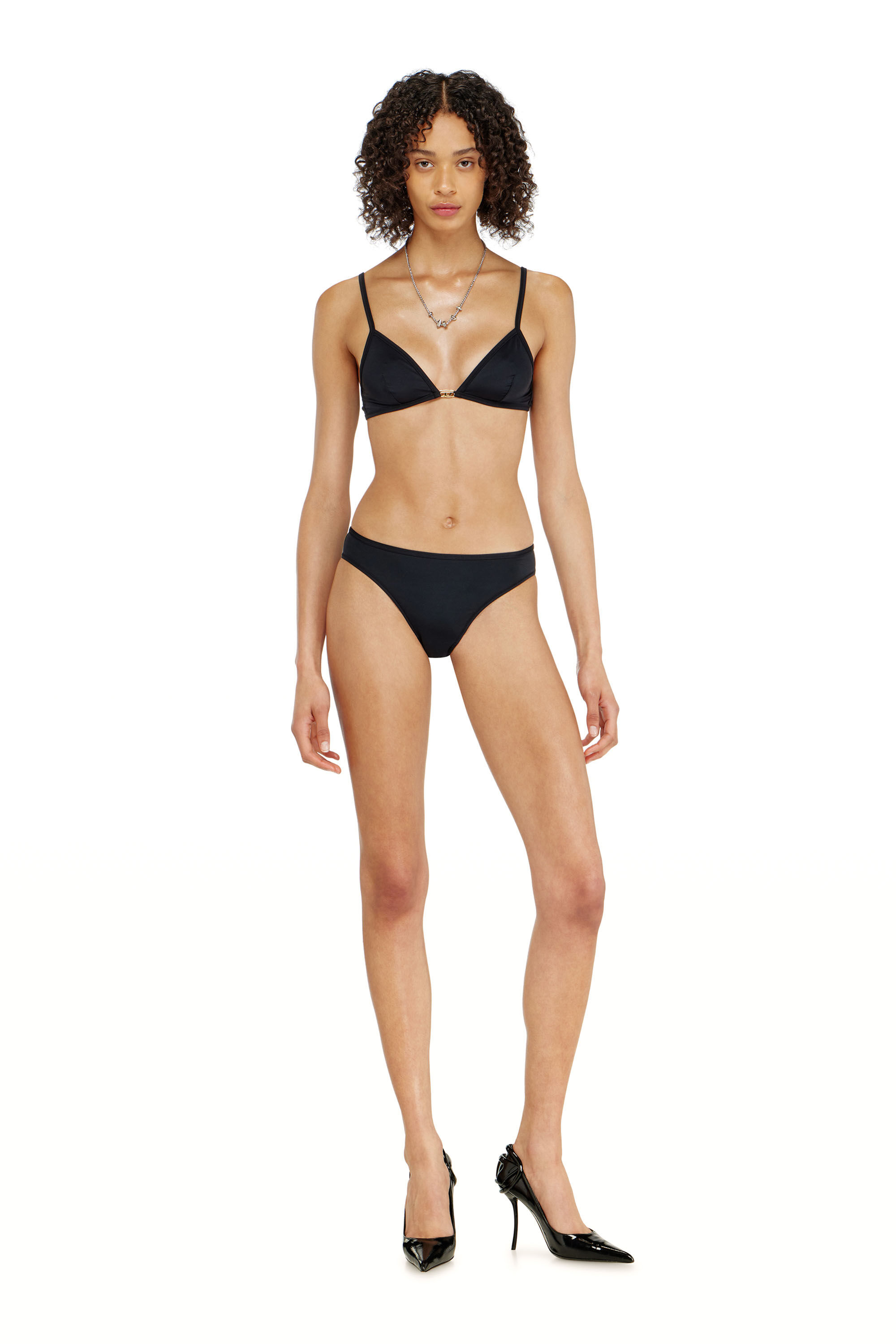 Diesel - LUNA-UTLT, Sujetador triangular de nailon con detalle Oval D Mujer in ToBeDefined - 2