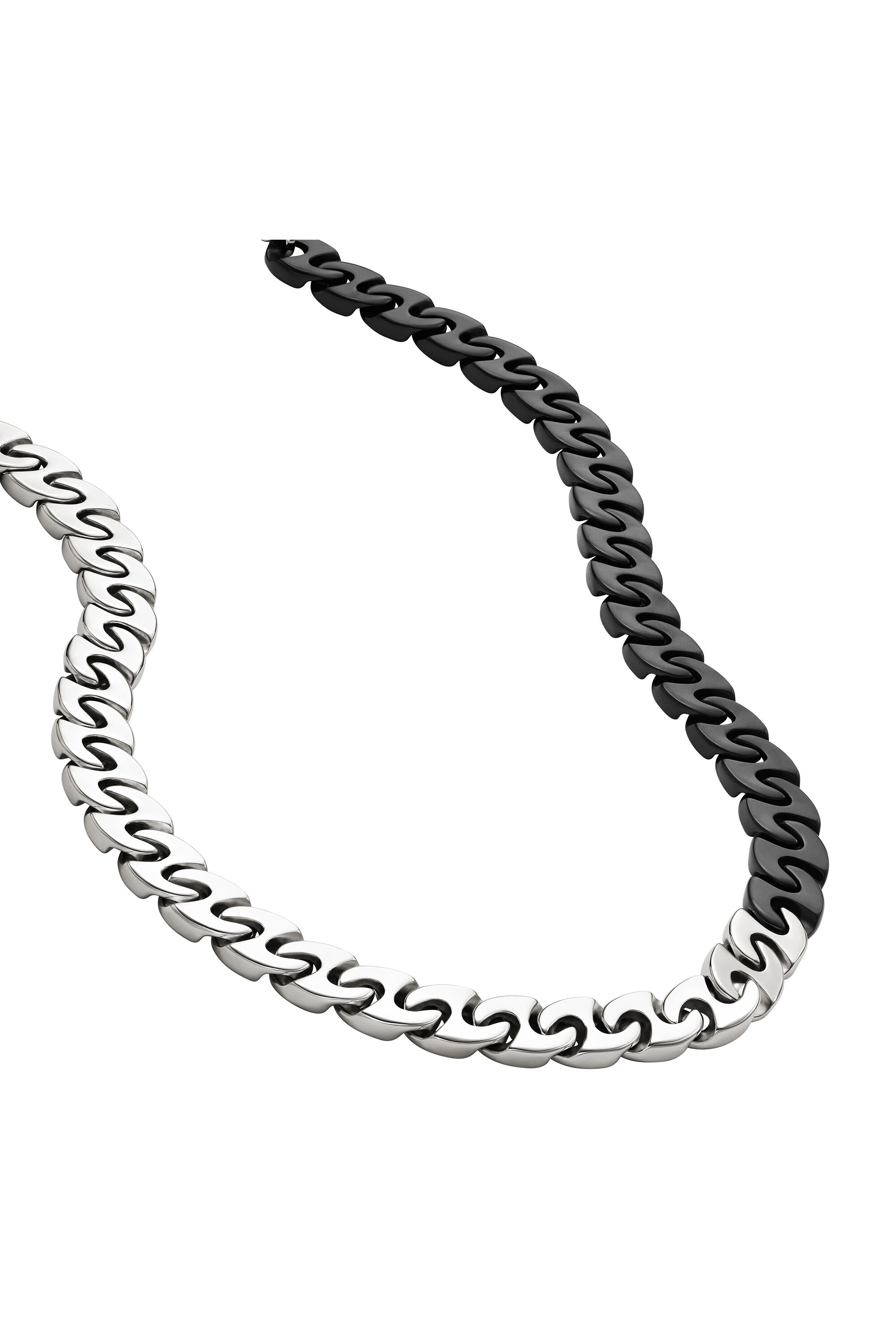 アクセサリー DIESEL Stainless Steel Chain Necklace Diesel Stainless Steel Chain Necklace for Men, One Size