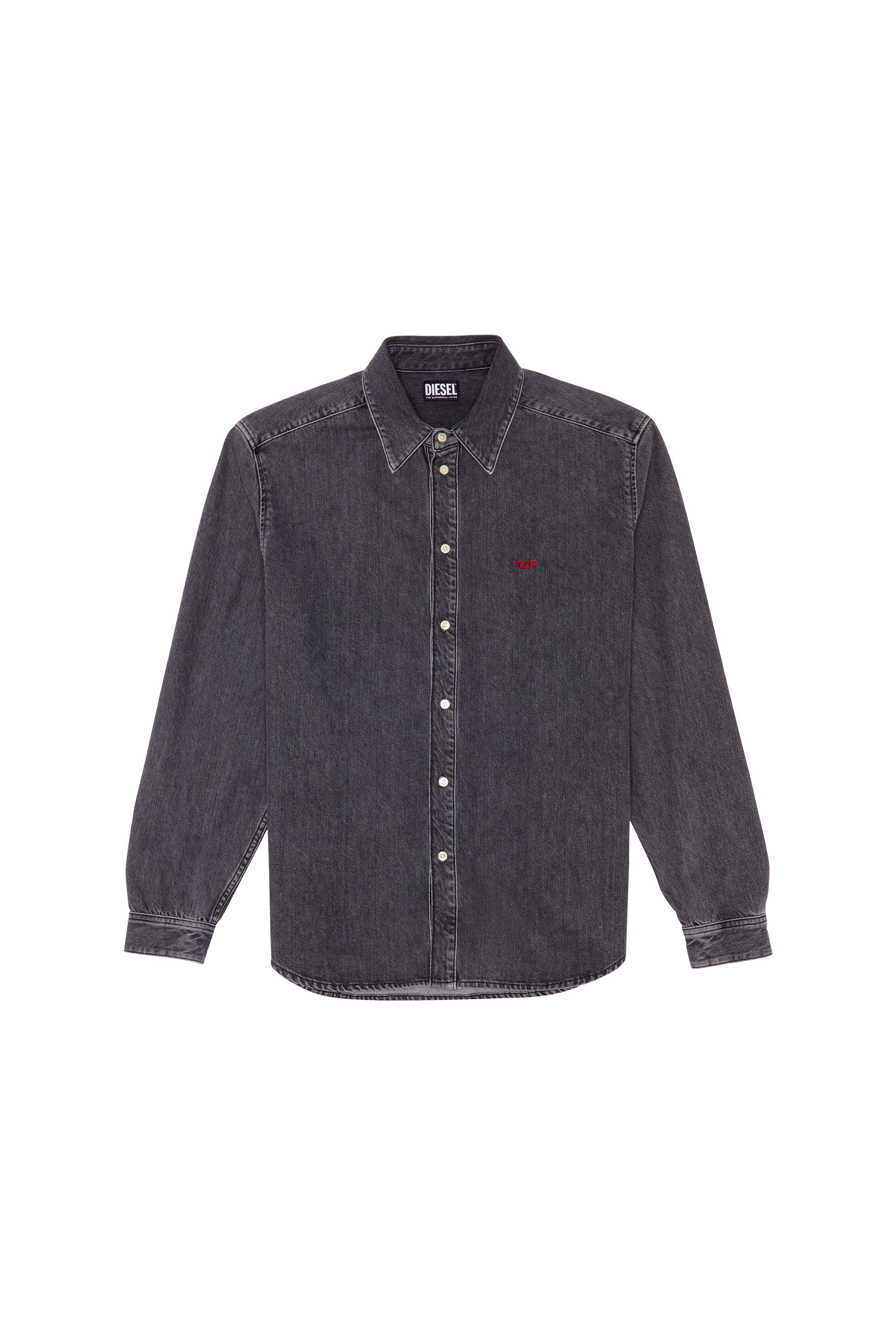 D-SIMPLY Men's Regular-fit Shirt | Dark Grey | Diesel