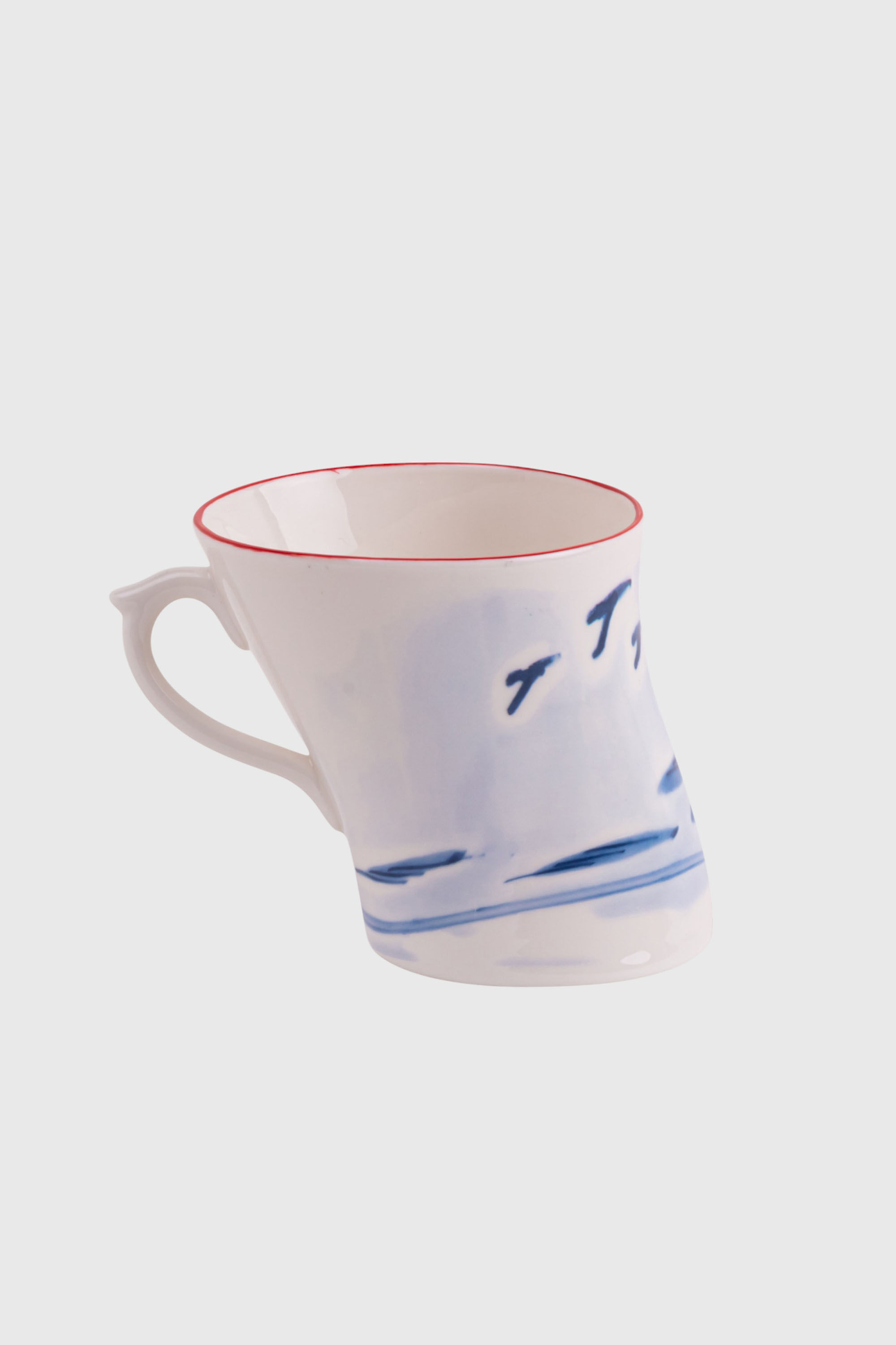 Diesel - 11259 PORCELAIN MUG "CLASSIC ON ACID" -, Unisex's Porcelain mug in White/Blue - 5