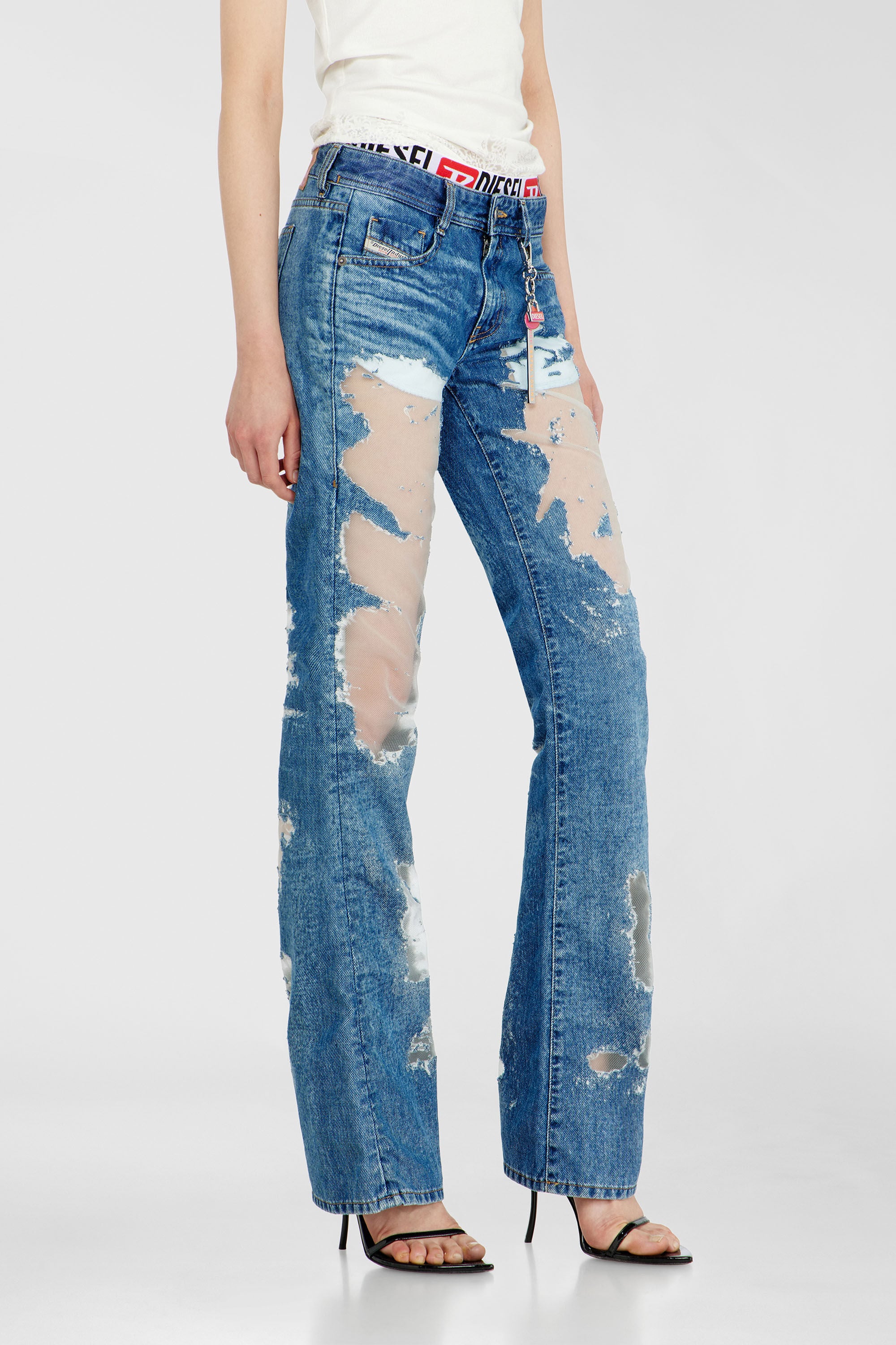 Women's Bootcut Jeans | Low Waist 1969 D-Ebbey | Medium Blue