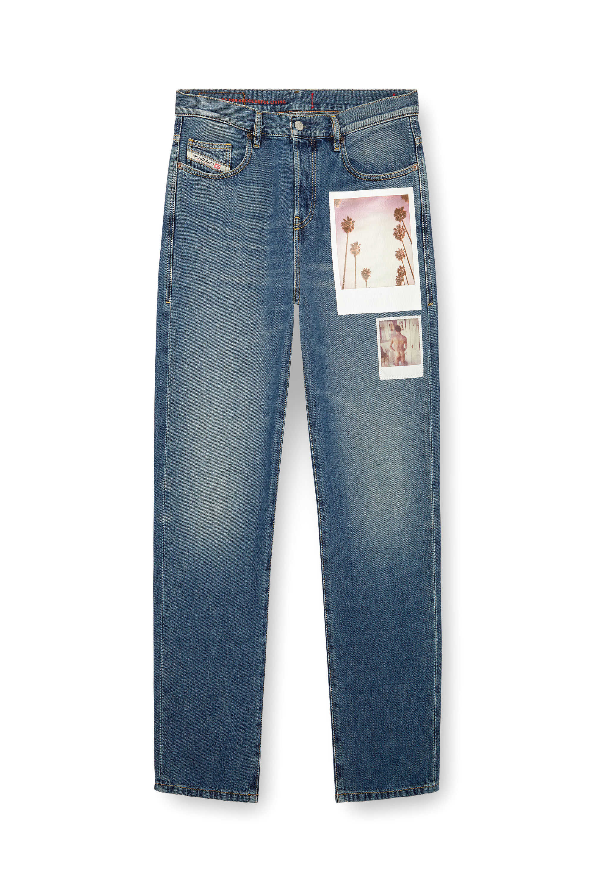 Diesel - Regular Jeans 2020 D-Viker 09L89 Mixte, Bleu moyen - Image 2
