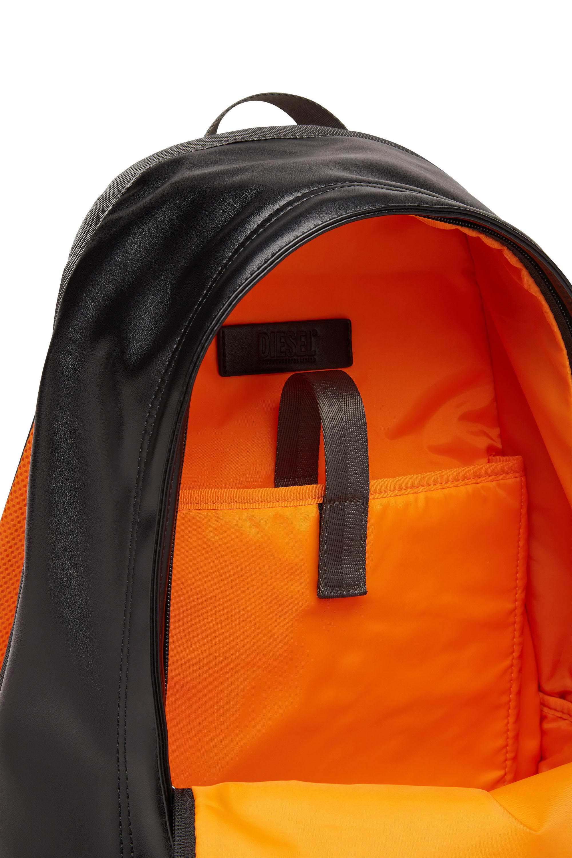 Diesel - RAVE BACKPACK, Man's Rave Backpack - Backpack in recycled materials in Black - 3