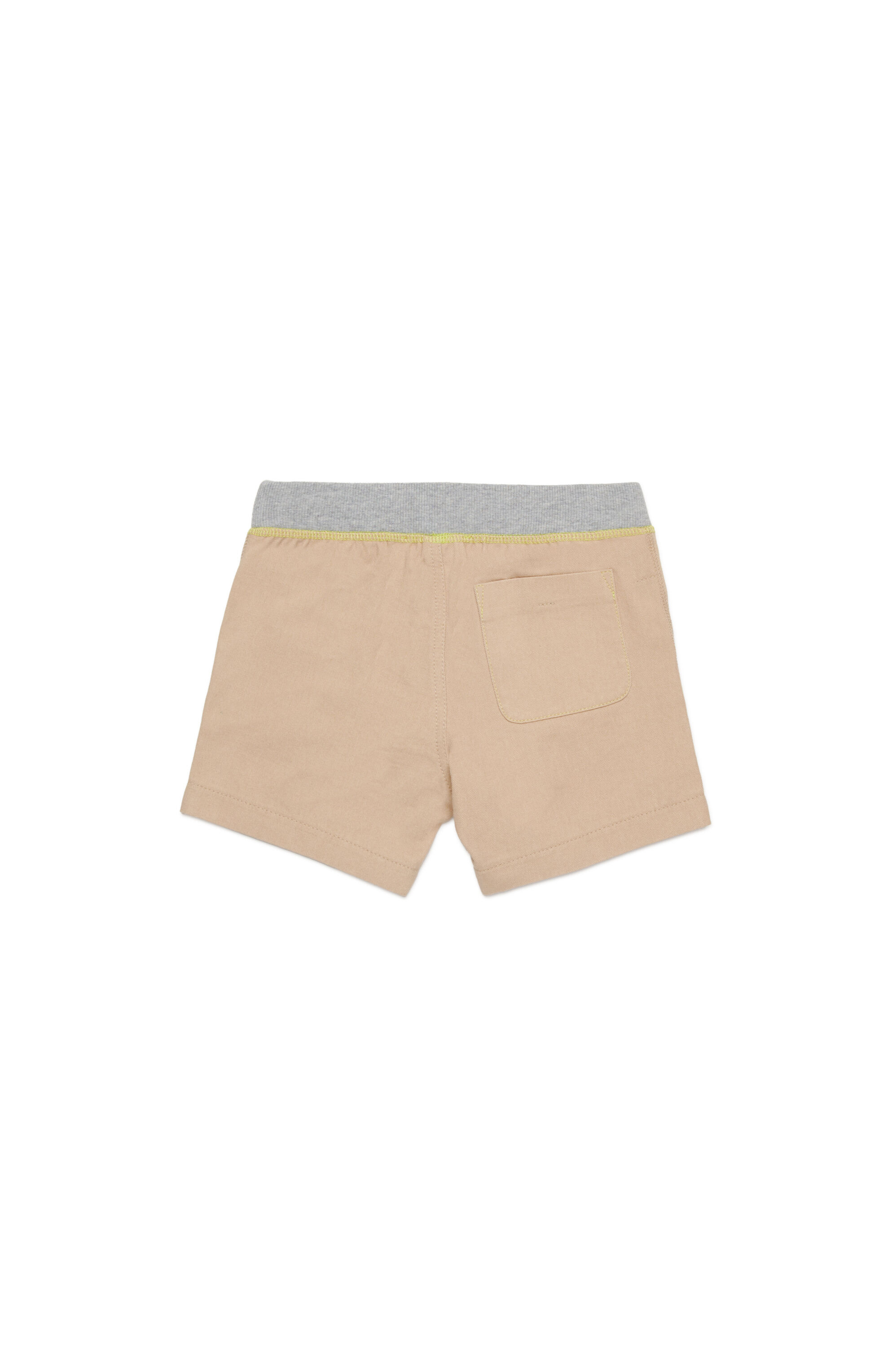 Diesel - POLFIB, Male's Shorts in jersey and gabardine in Grey - 2