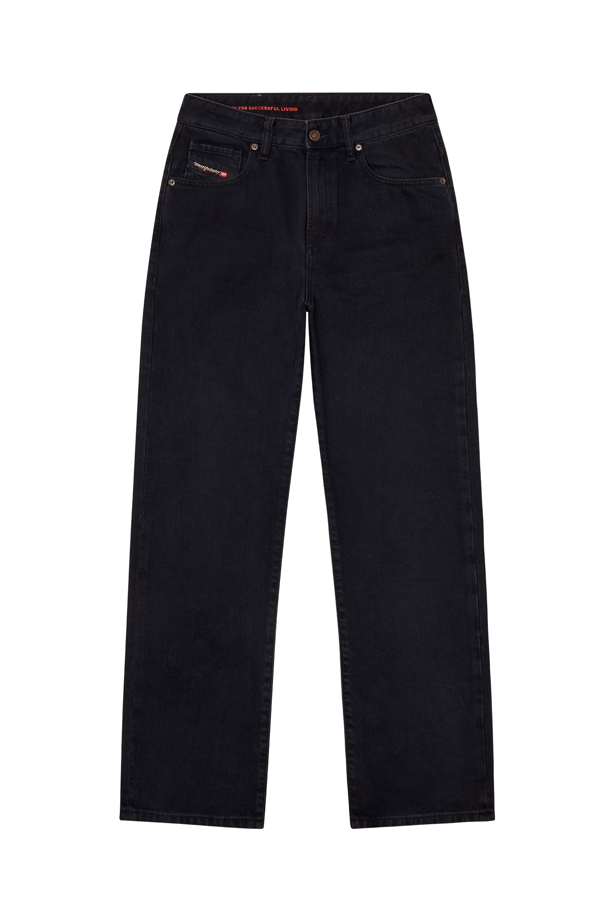 Diesel - Woman's Straight Jeans 1999 D-Reggy Z09RL, Black/Dark grey - 2