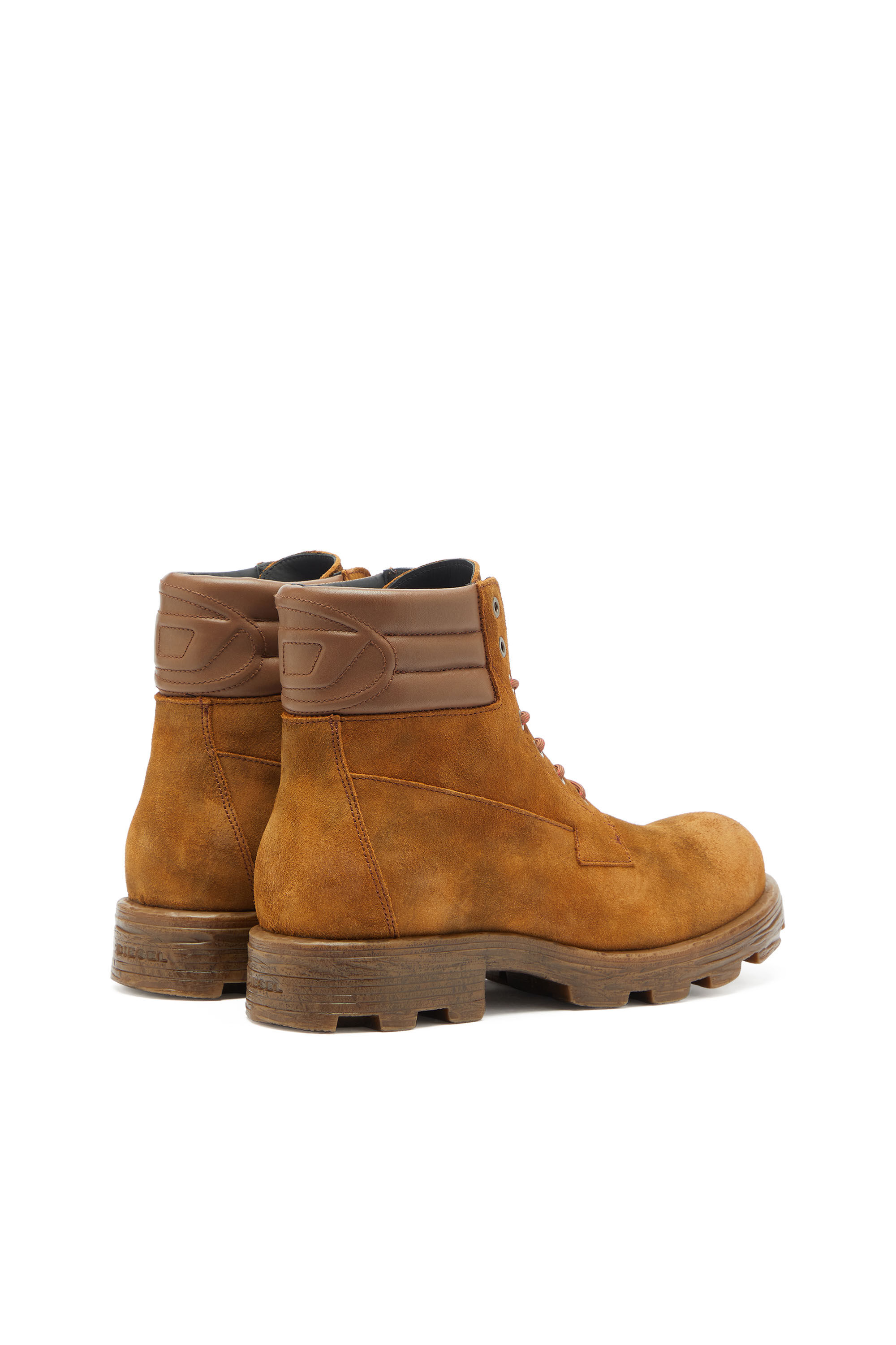 Diesel - D-HAMMER LACE UP, Male's D-Hammer - Combat boots in suede and leather in null - 3