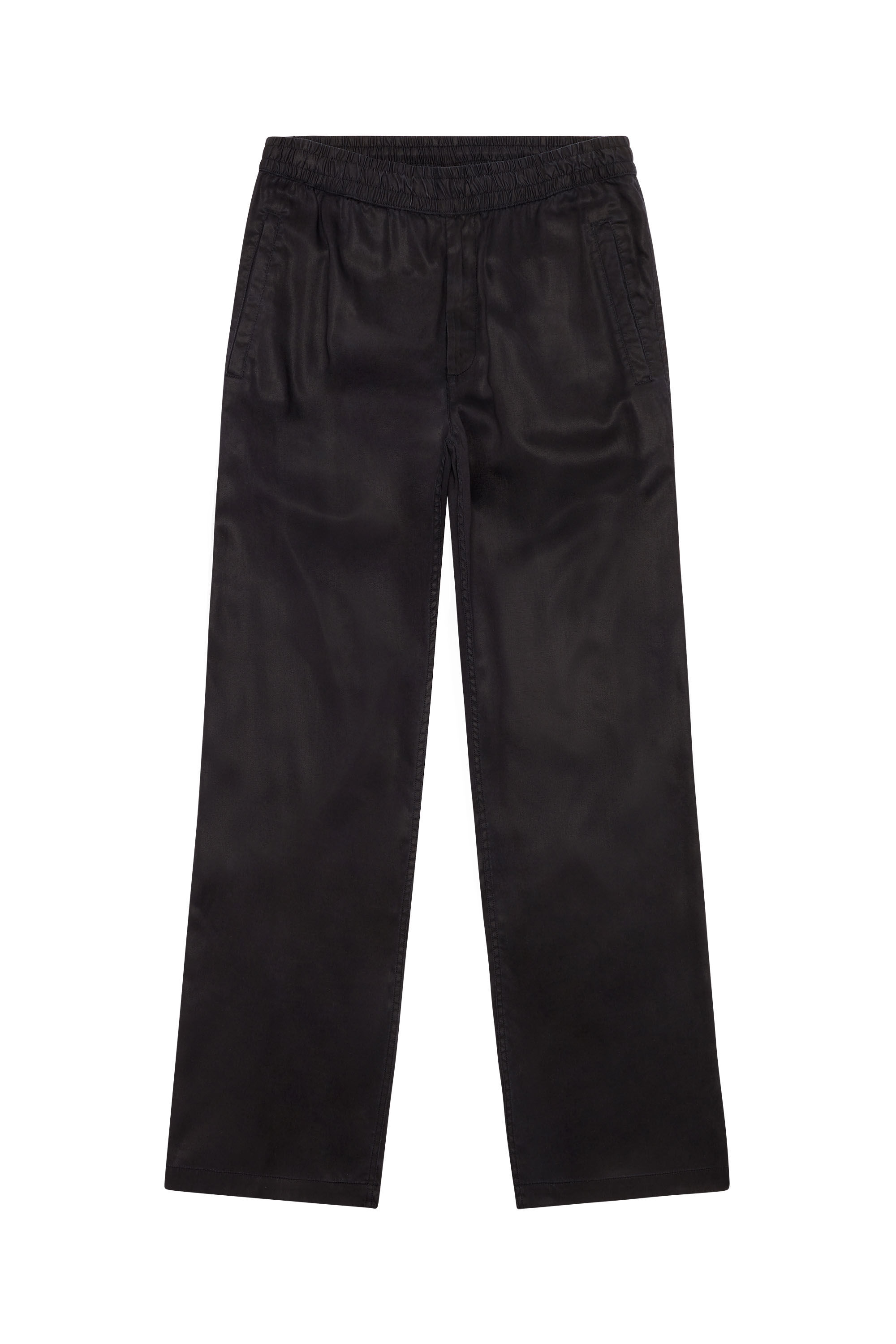 Diesel - P-GOLD-SPORT, Male's Fluid pants in twill in Black - 2