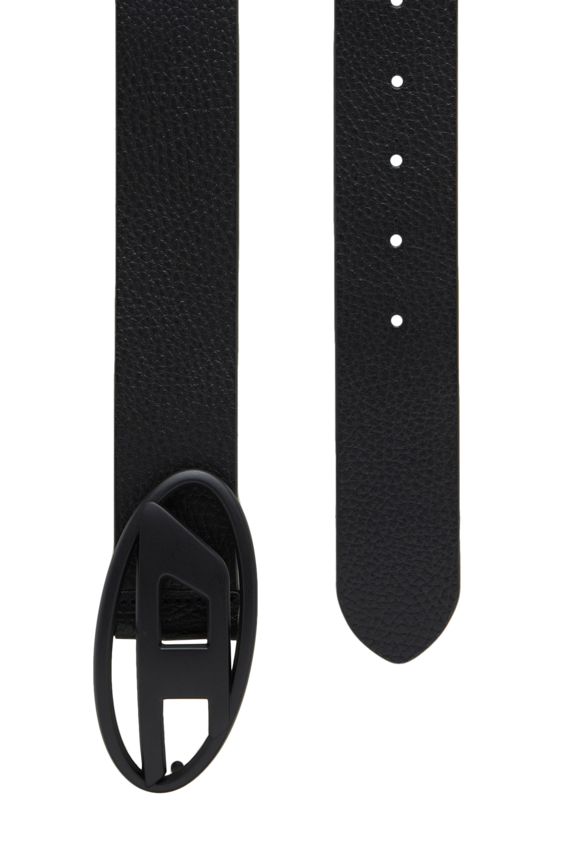 Diesel - B-1DR REV, Ceinture réversible avec boucle oval D Homme in Noir - 2