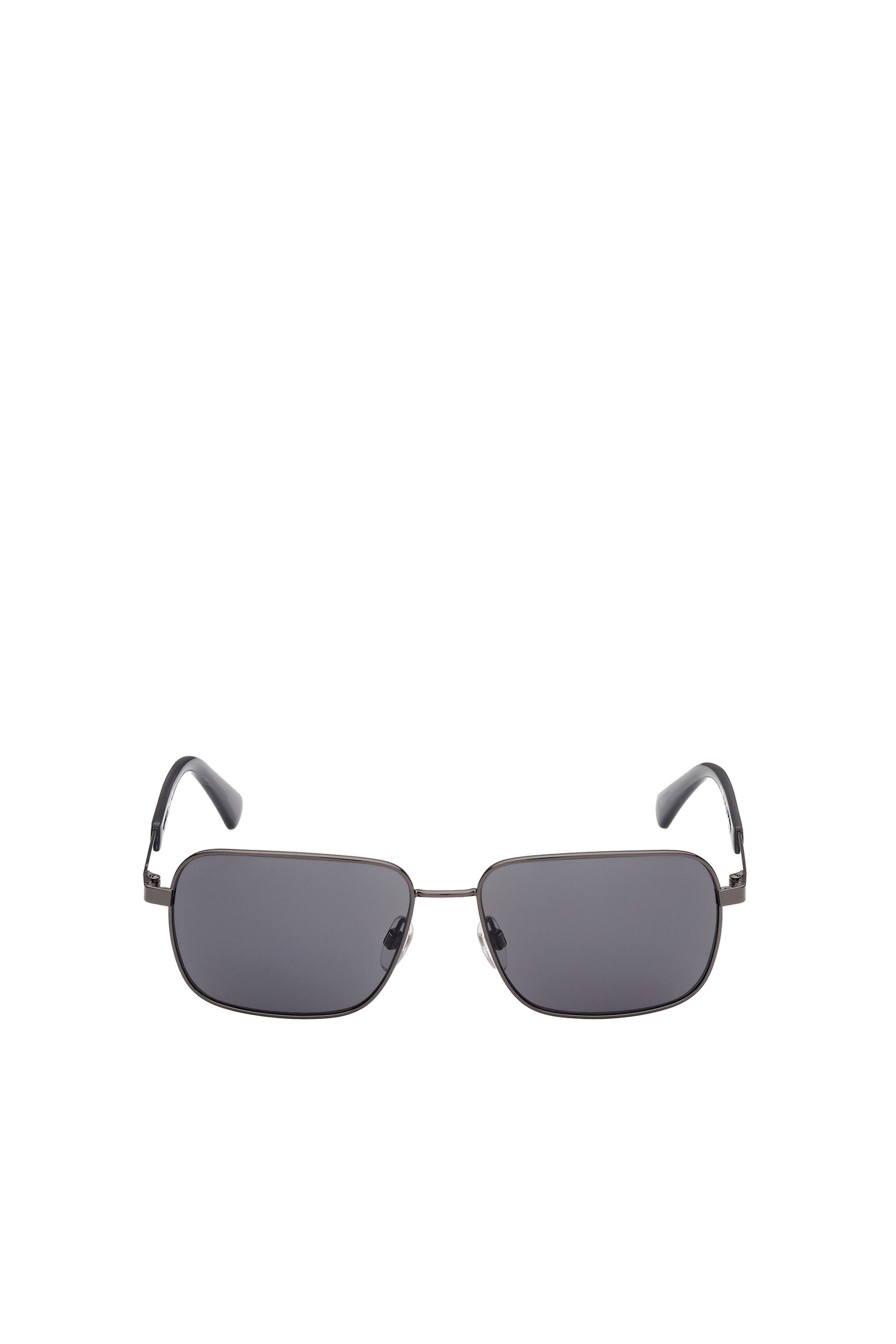 Diesel - DL0354, Man's Rectangular easy to wear metal sunglasses in Grey - 1