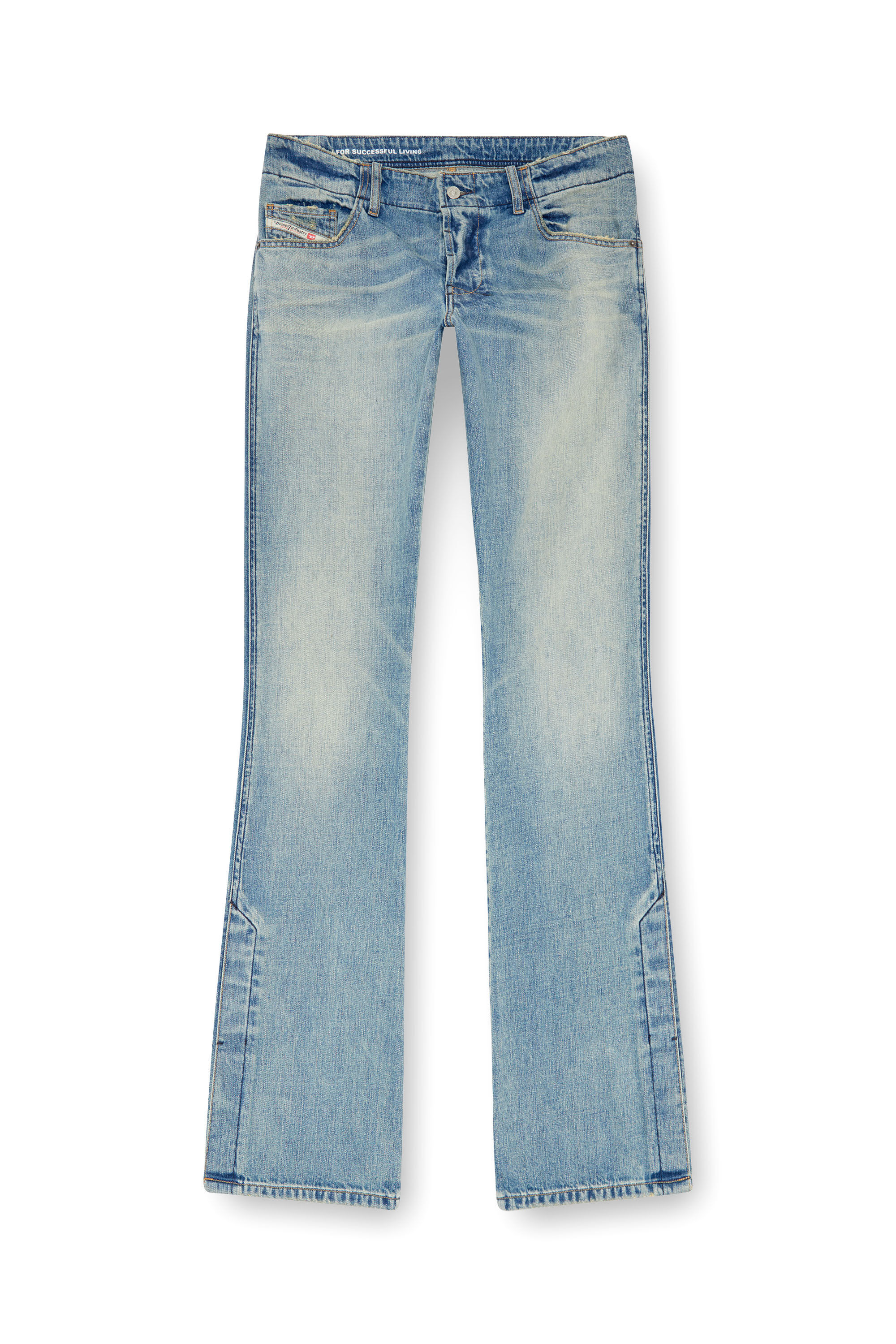 Diesel - Bootcut Jeans D-Backler 0GRDN Homme, Bleu Clair - Image 2