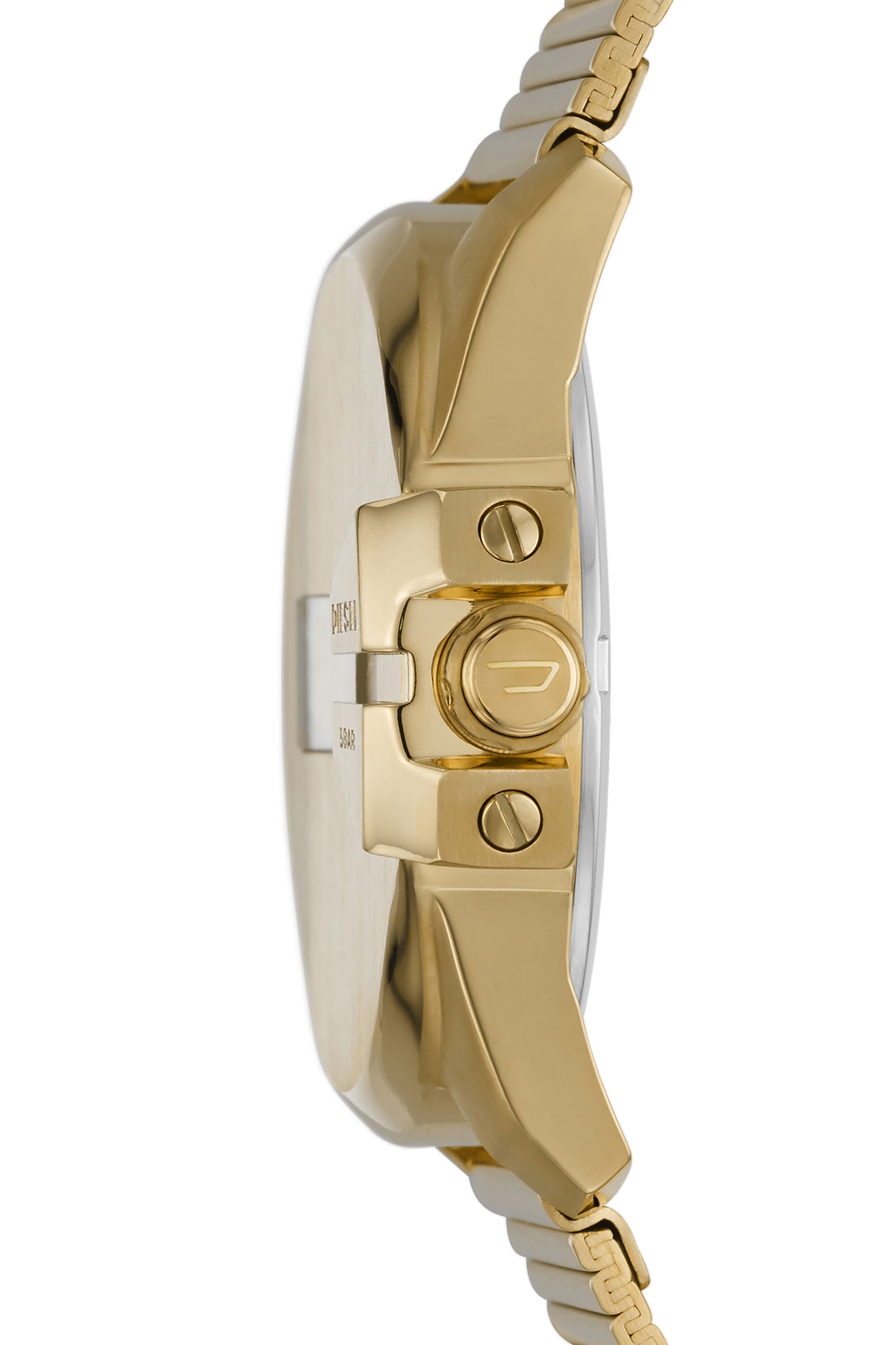 Diesel - DZ1961, Unisex's Baby Chief digital gold-tone stainless steel watch in Gold - 3