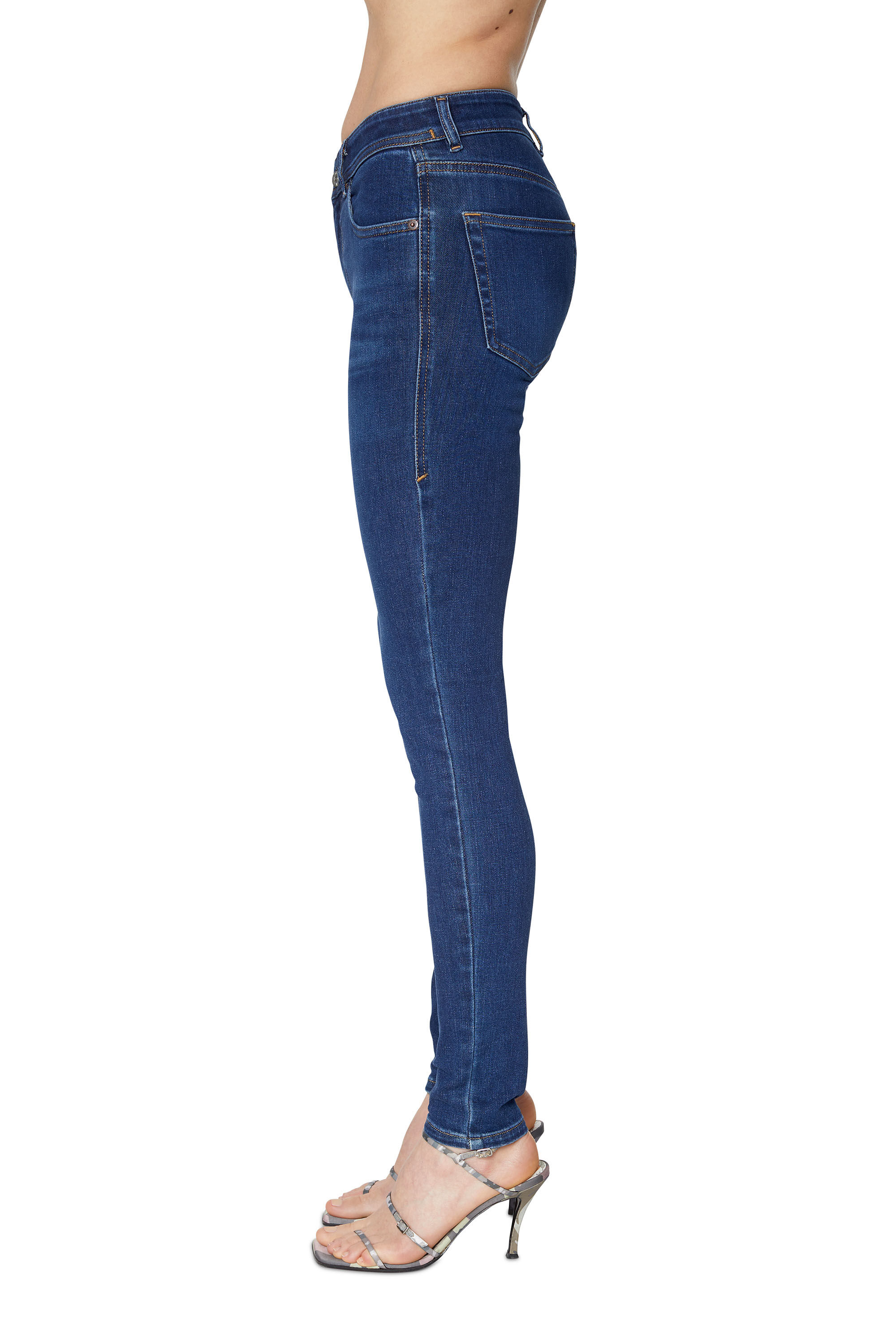 Diesel - Female's Skinny Jeans 2017 Slandy 09C19, Dark Blue - 6