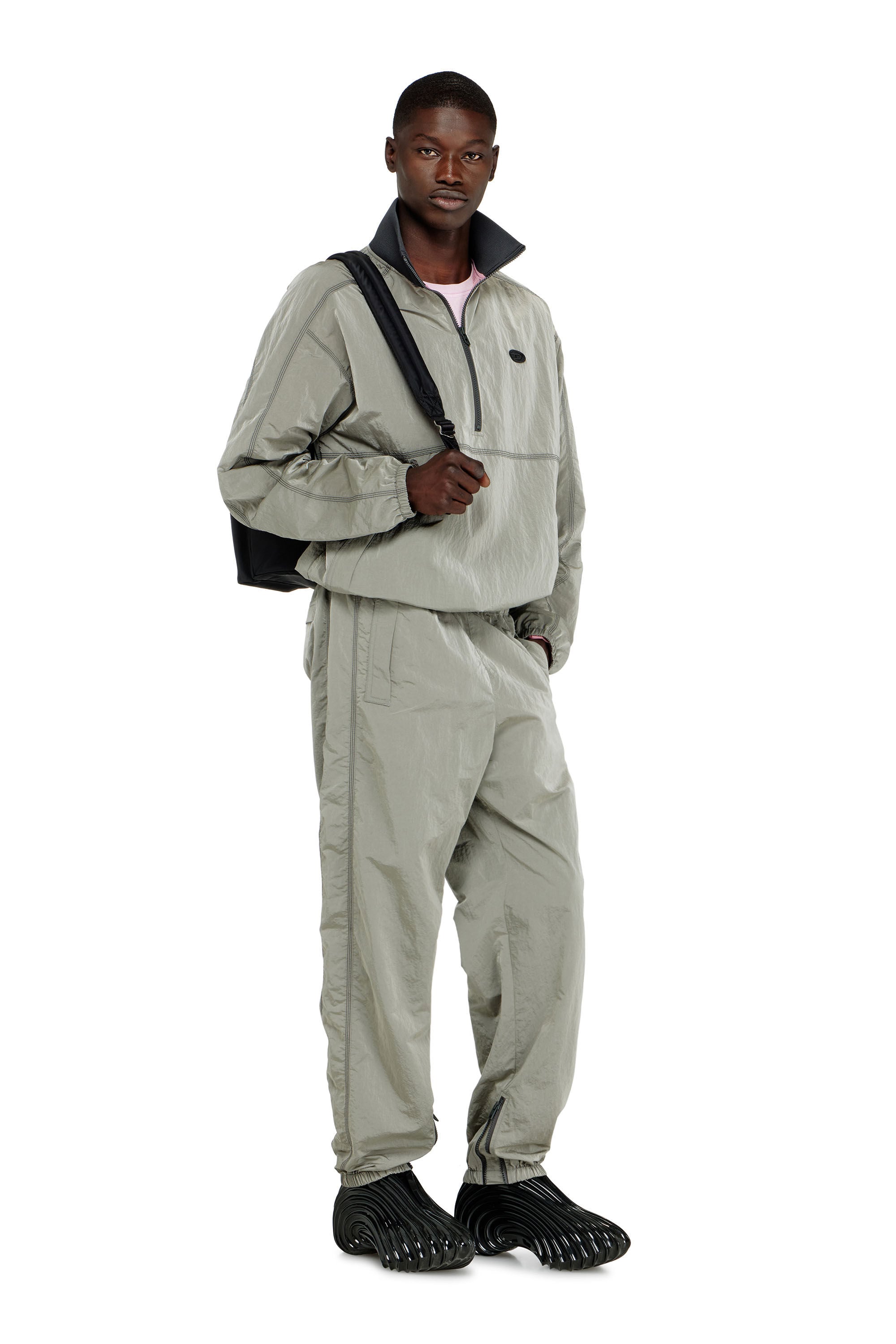 橋*下様 訳あり特価 ARC¹TERYX　NylonJacket 14621 M Men's Nylon jacket with crinkle effect | Grey | Diesel US