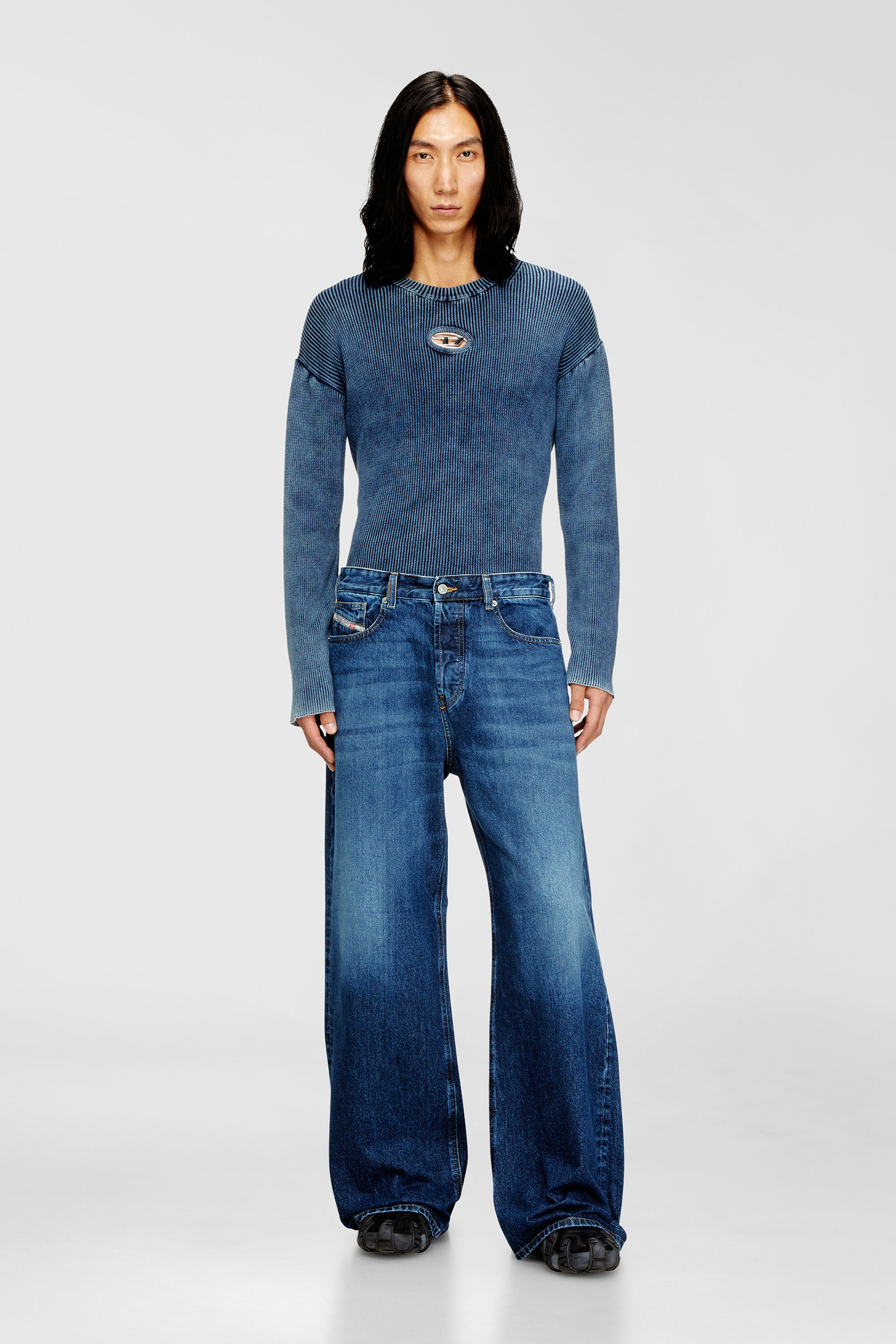 Low Dark wash baggy jeans | Diesel® US