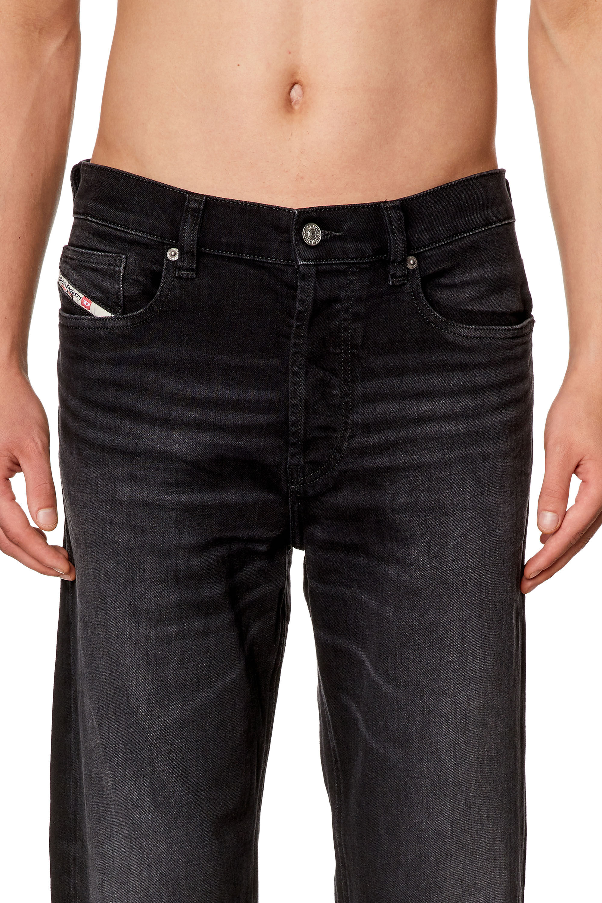 Men's Regular Skater Jeans | Black/Dark grey | Diesel 2010 D-Macs