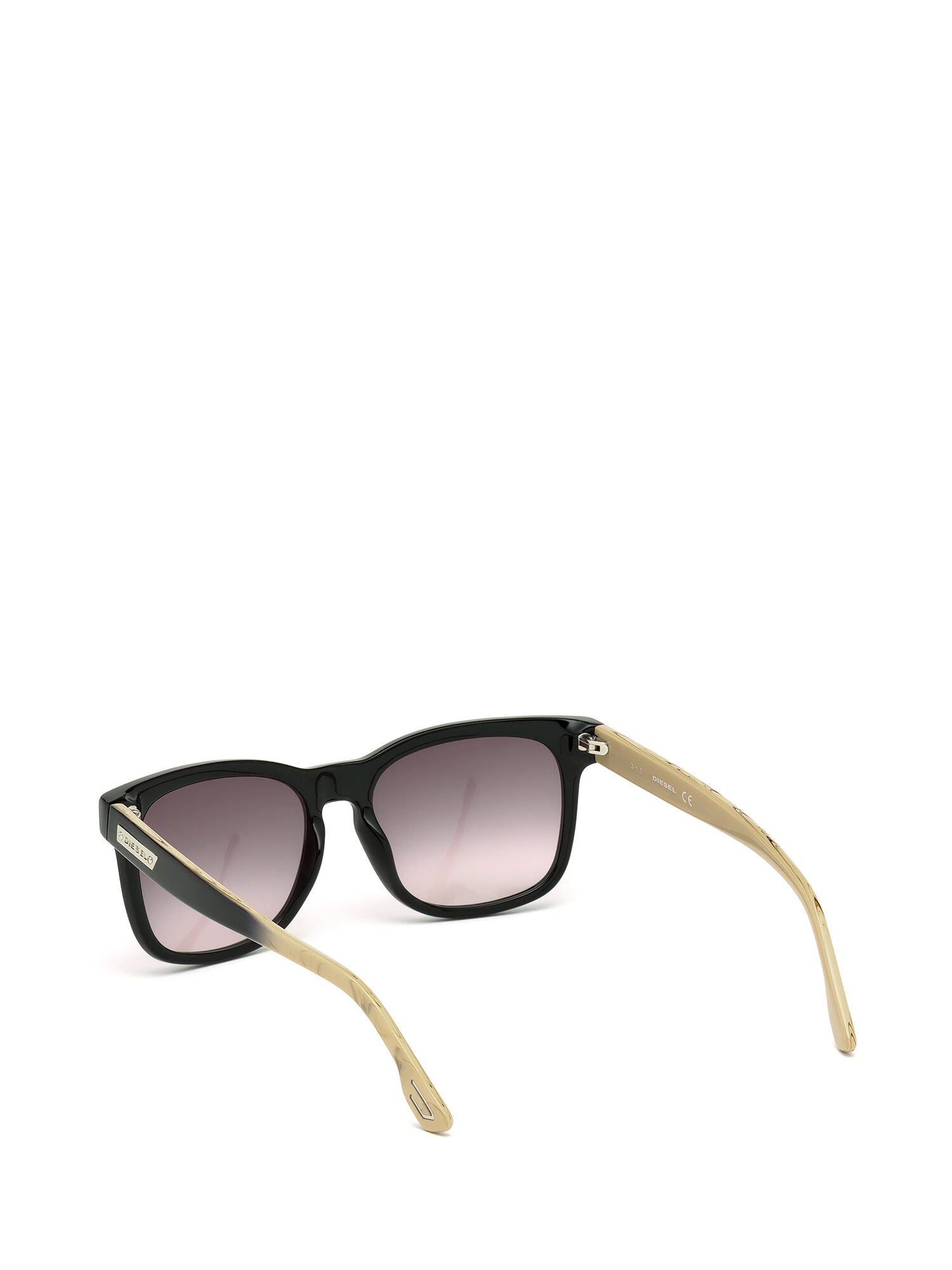 Diesel - DL0151, Unisex's Eyewear with faded effects temples in Black - 2