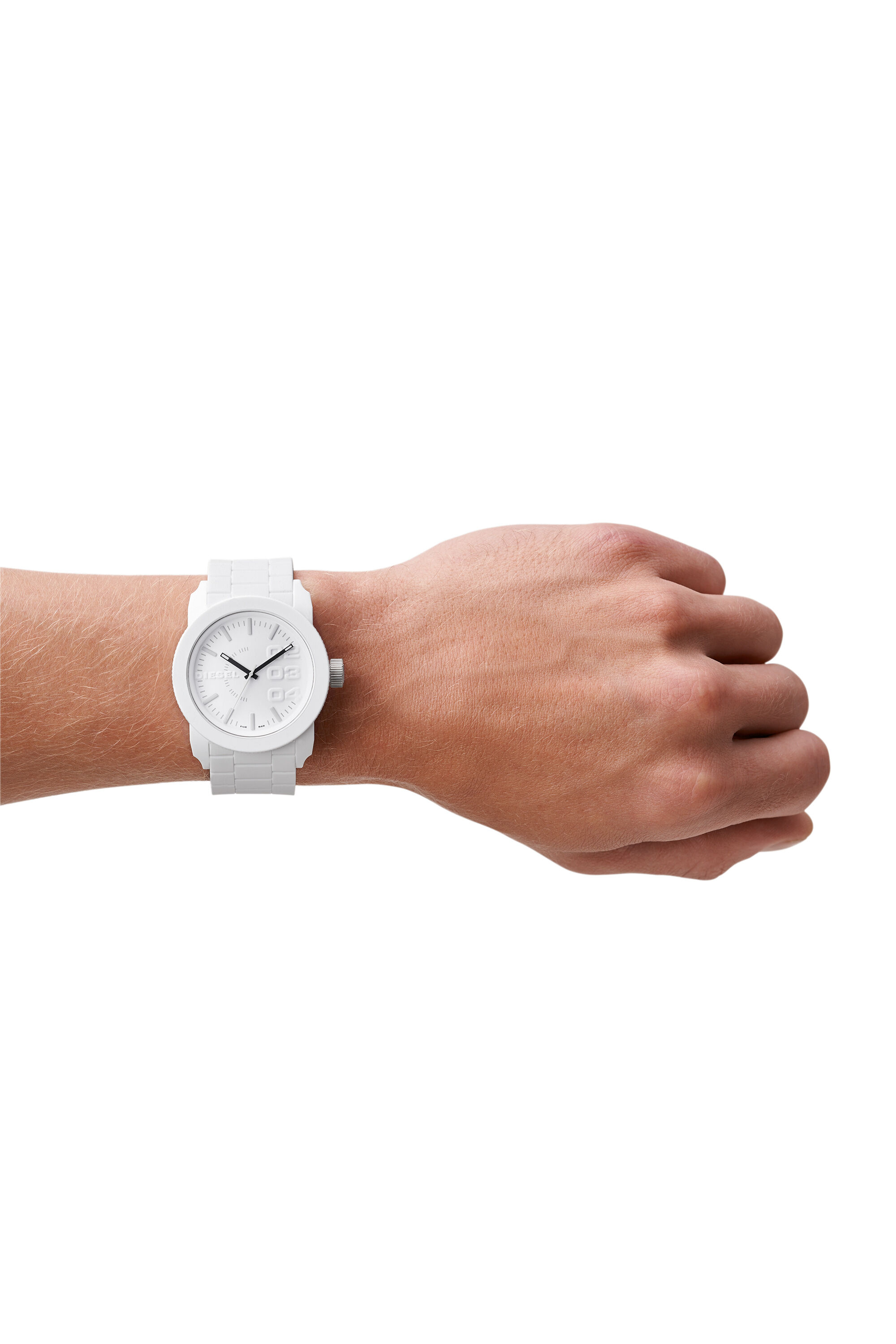 Diesel - DZ1436, Double Down montre quartz analog Homme in Blanc - 2