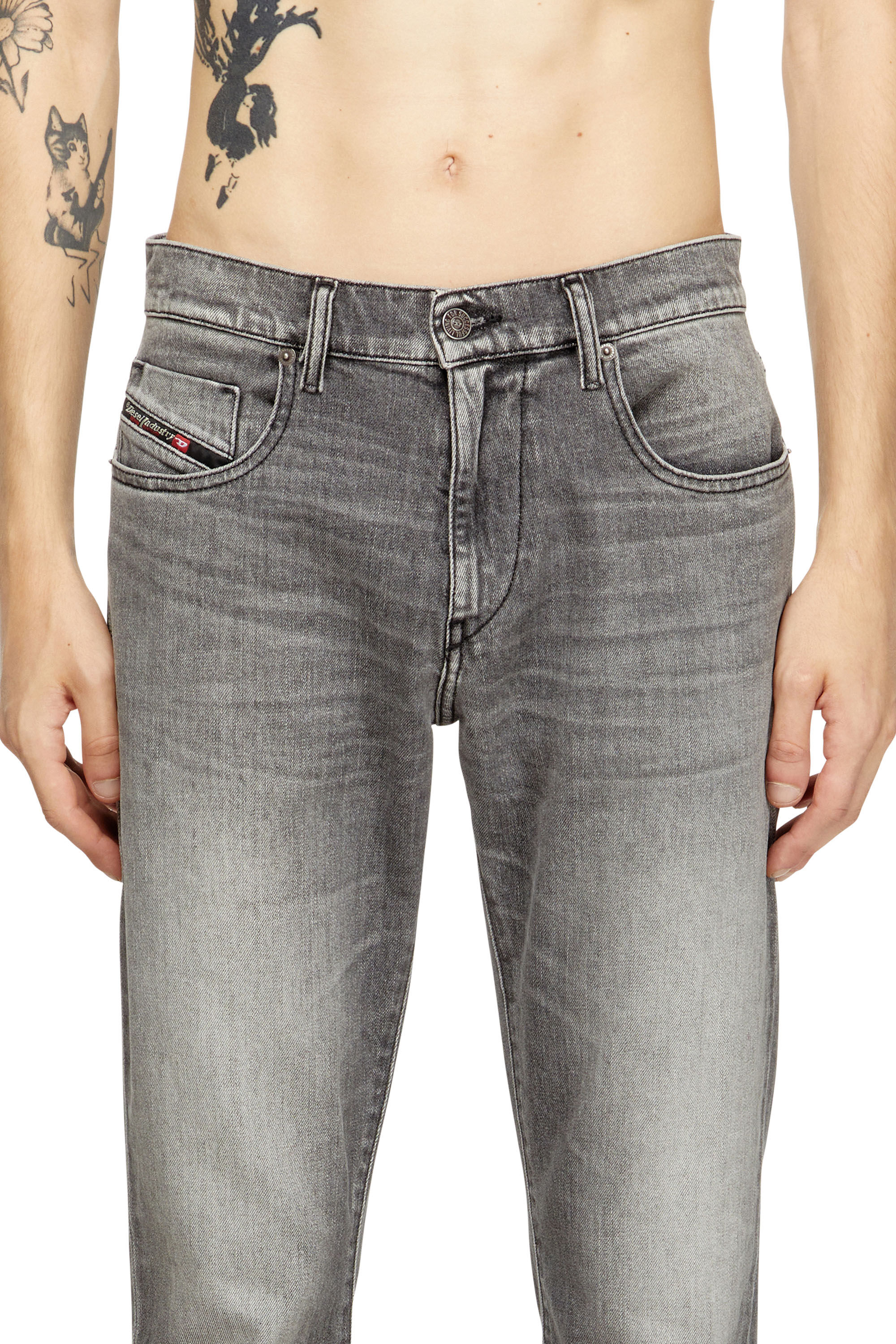 Diesel - Male's Slim Jeans 2019 D-Strukt 09M30, Grey - 5