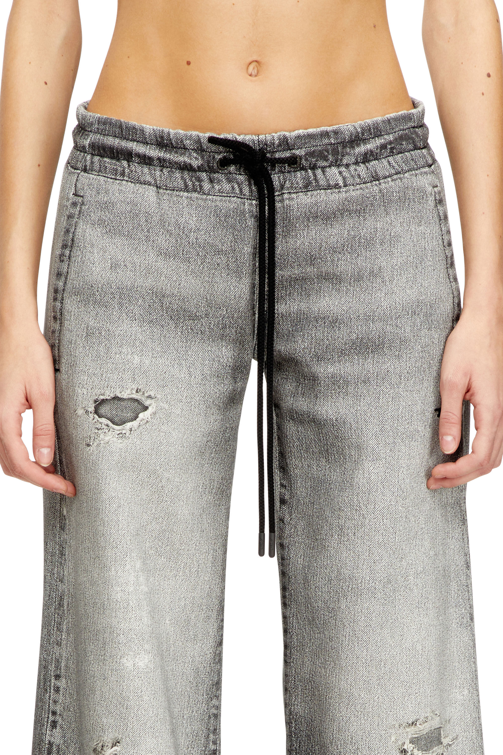 Diesel - Woman's Relaxed 2078 D-Ainty Joggjeans® 068US, Grey - 5