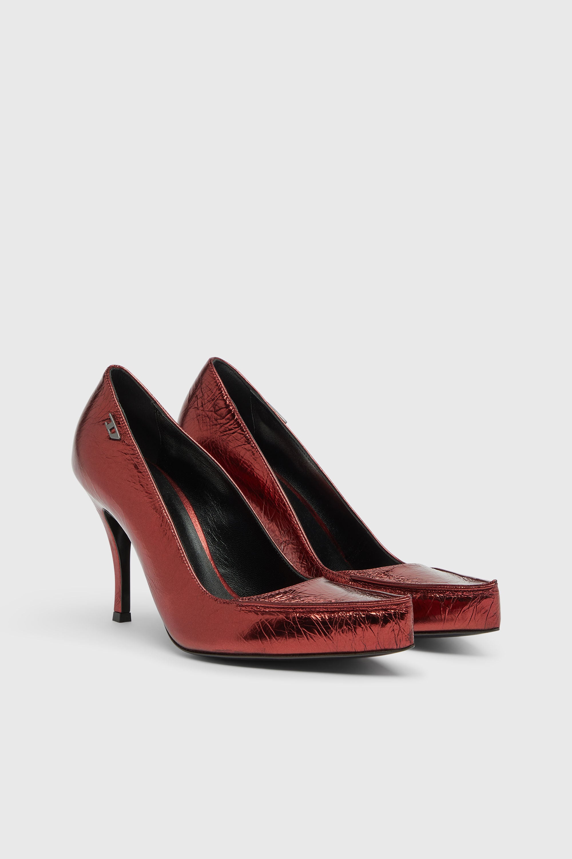 Diesel - D-LUCETTE-90-PUMP D, D-Lucette-Escarpins en cuir miroir Femme in ToBeDefined - 2