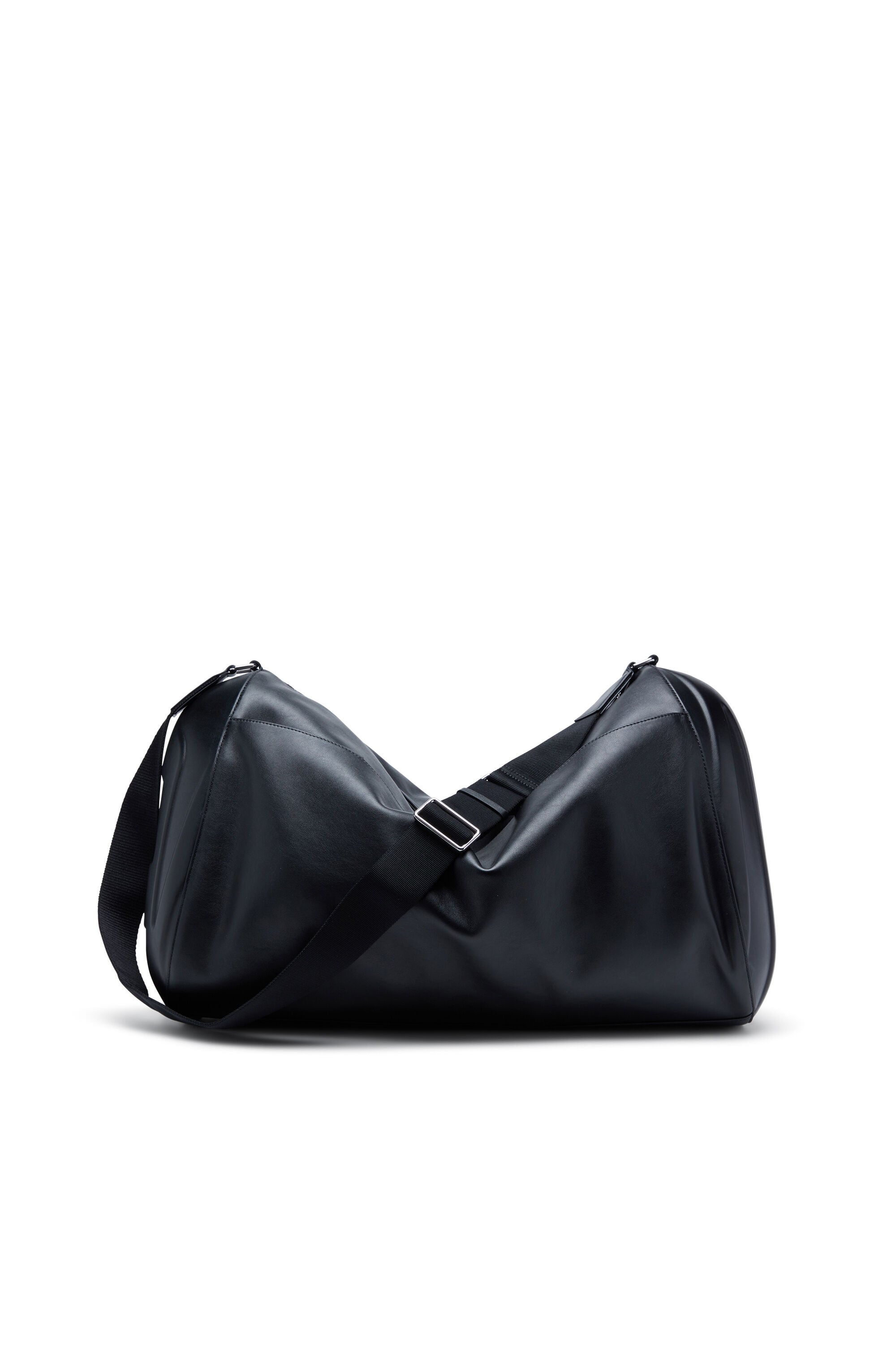 Women's Load-D-Duffle bag with hard-shell logo sides | Black