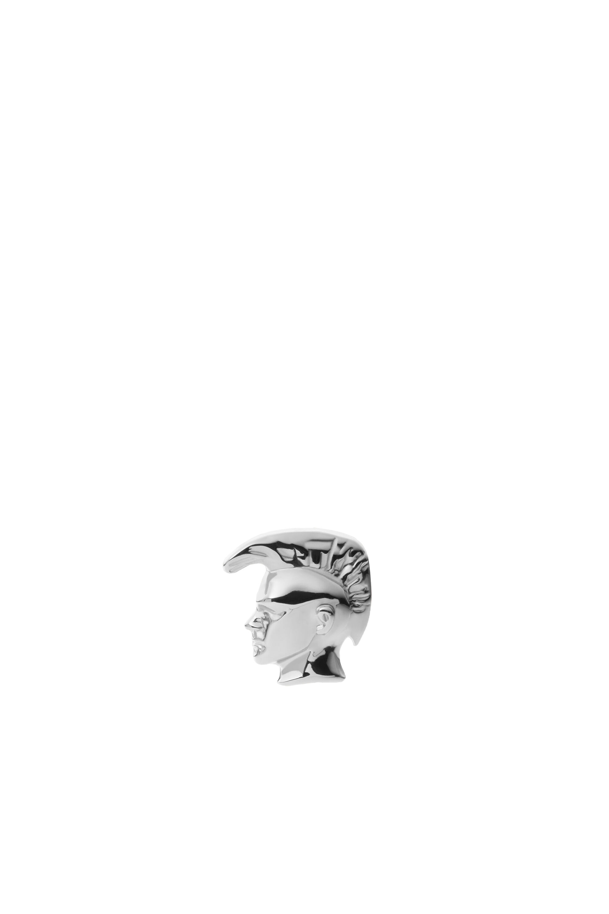 Diesel - DX1276, Male's Stainless steel "only the brave" icon single stud earring in Silver - 2