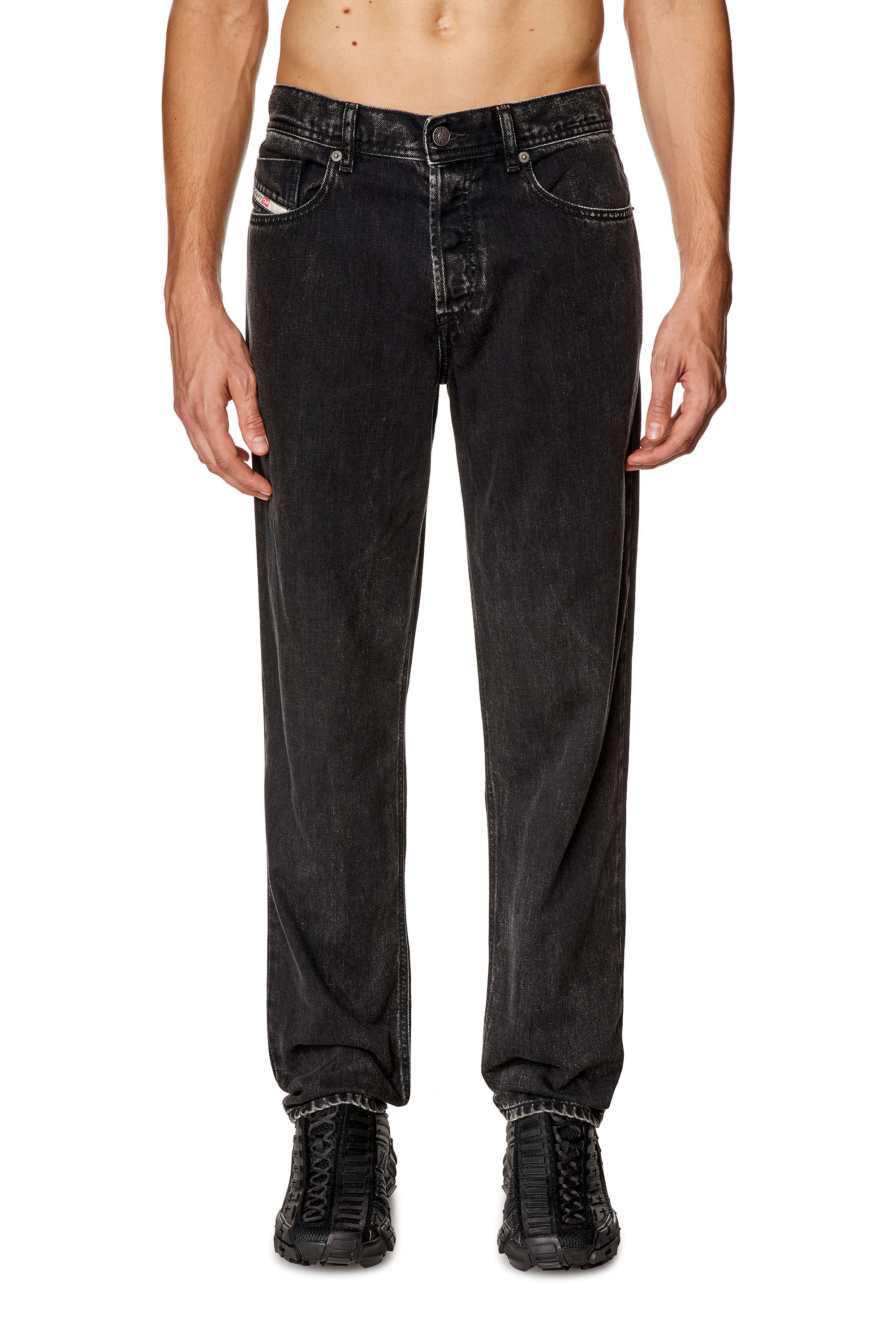 Diesel - Regular Jeans 2023 D-Finitive 068HN Homme, Noir/Gris foncé - Image 3
