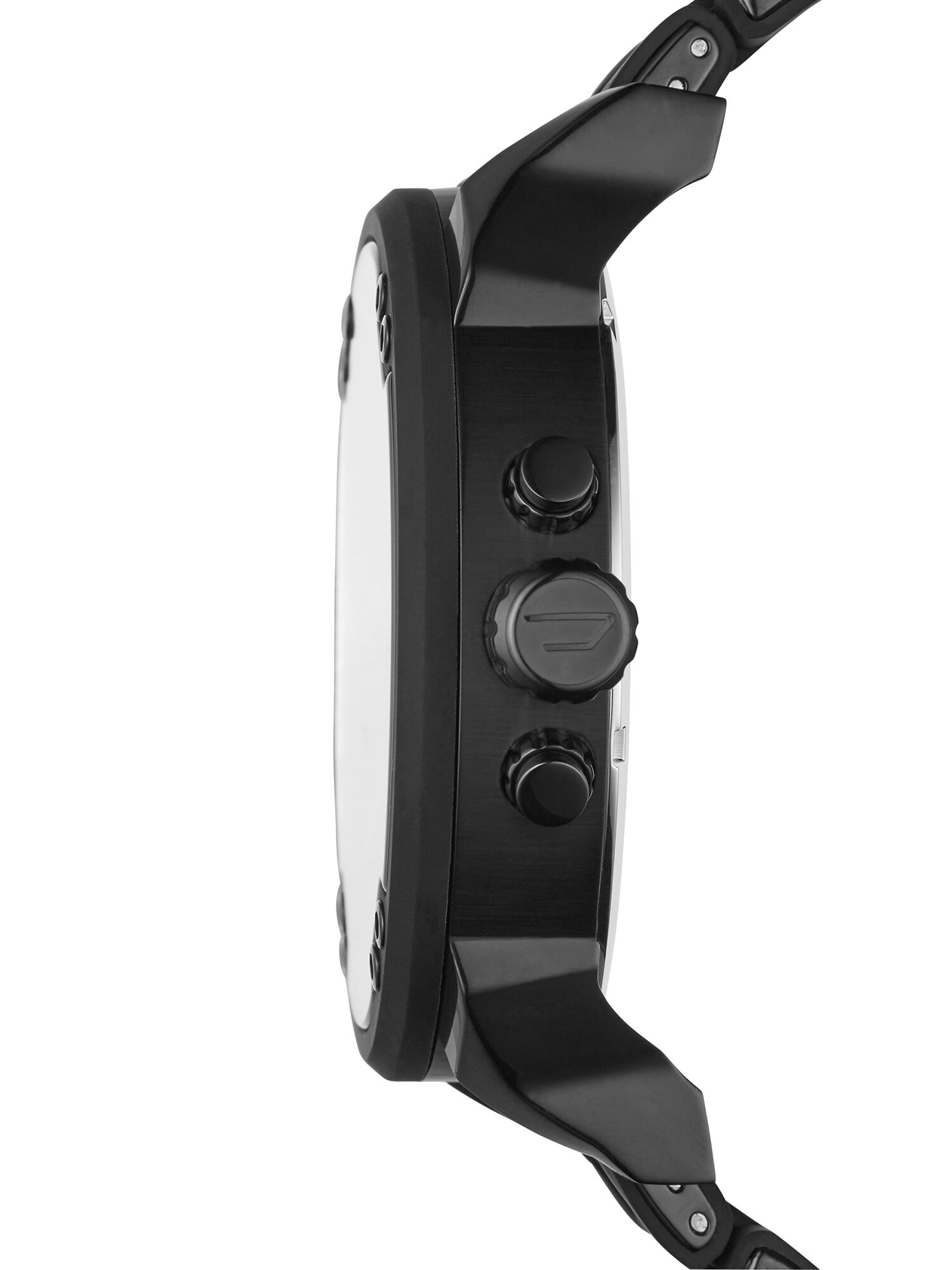 Diesel - DZ7396, Montre avec cadran noir et détail, 55 mm Homme in Noir - 2