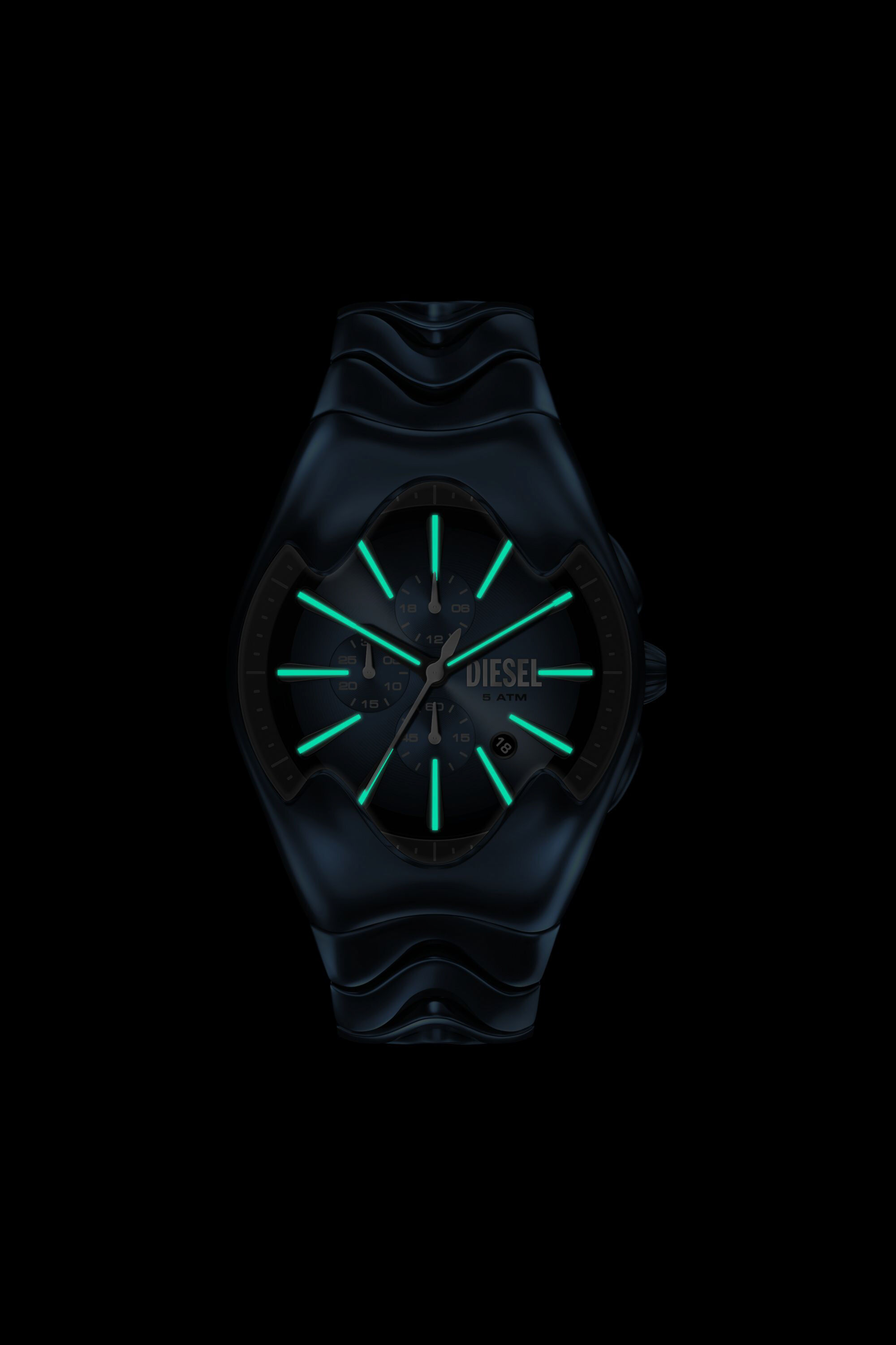 Men's Mercurial Chronograph Blue Stainless Steel Watch