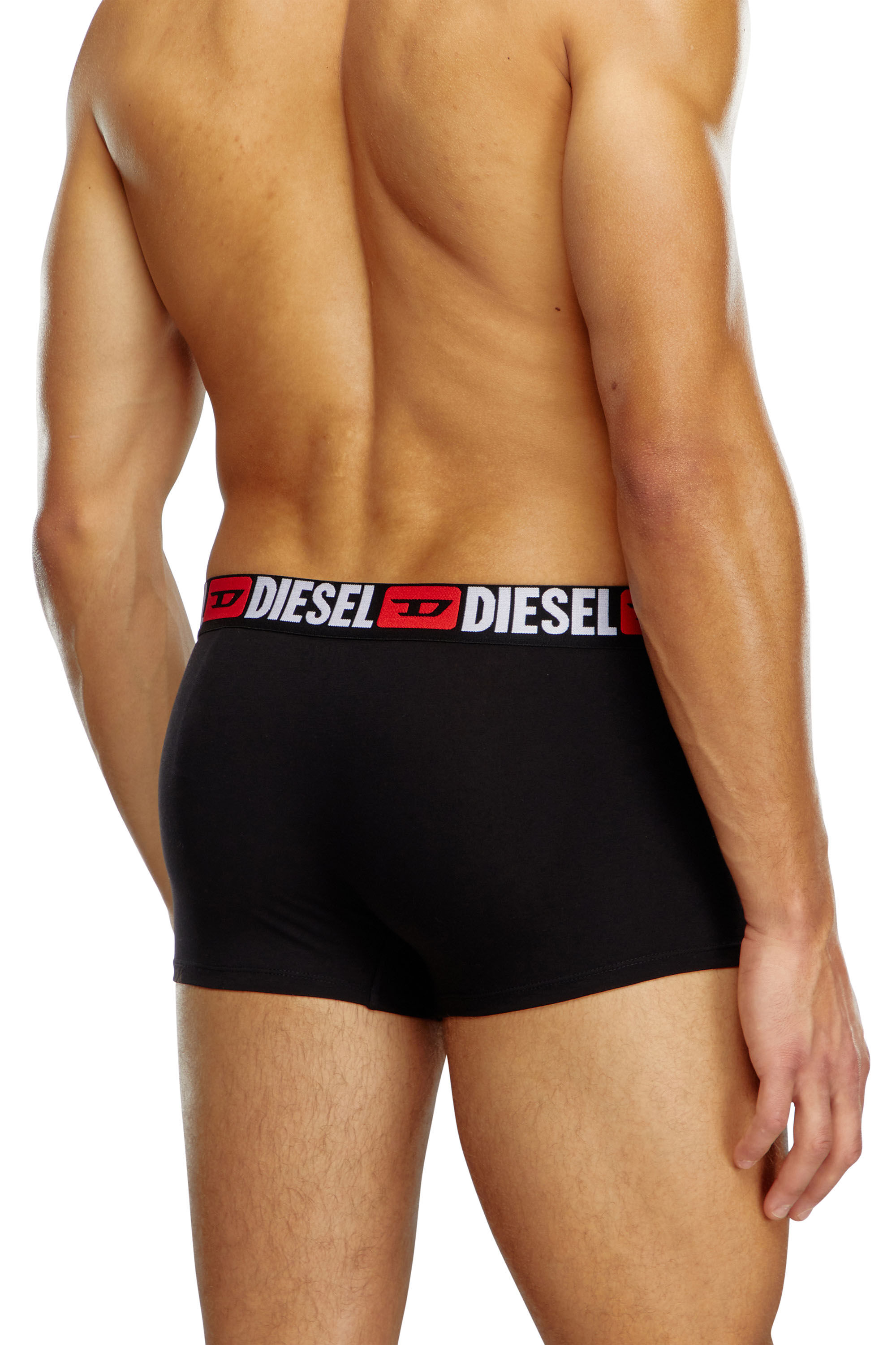 Men: Three-pack of all-over logo waist boxers | Diesel