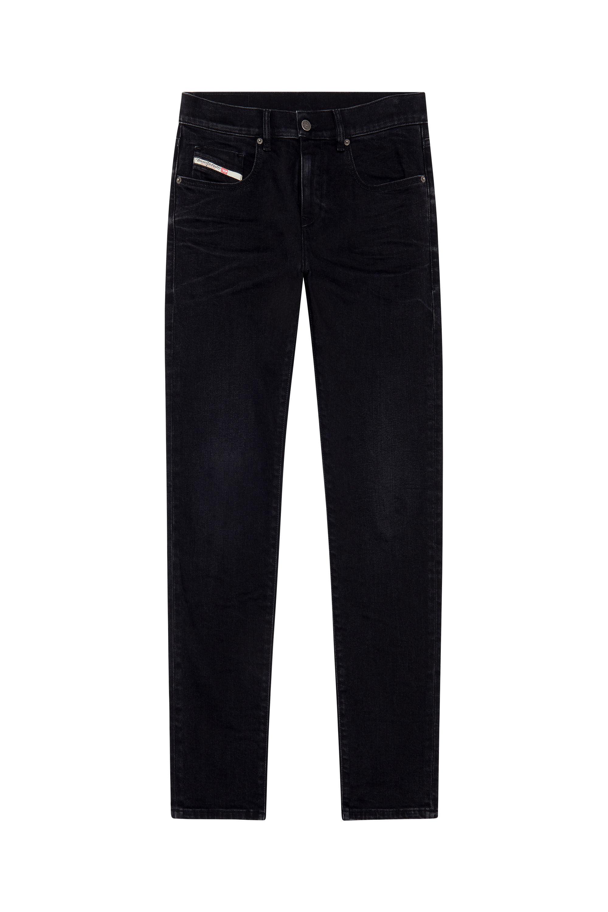 【美品】DIESEL ブラックデニム　W33 D-STRUKT TAPERED 2019 D-STRUKT Man: Slim mid waist Jeans | Black/Dark grey | Diesel