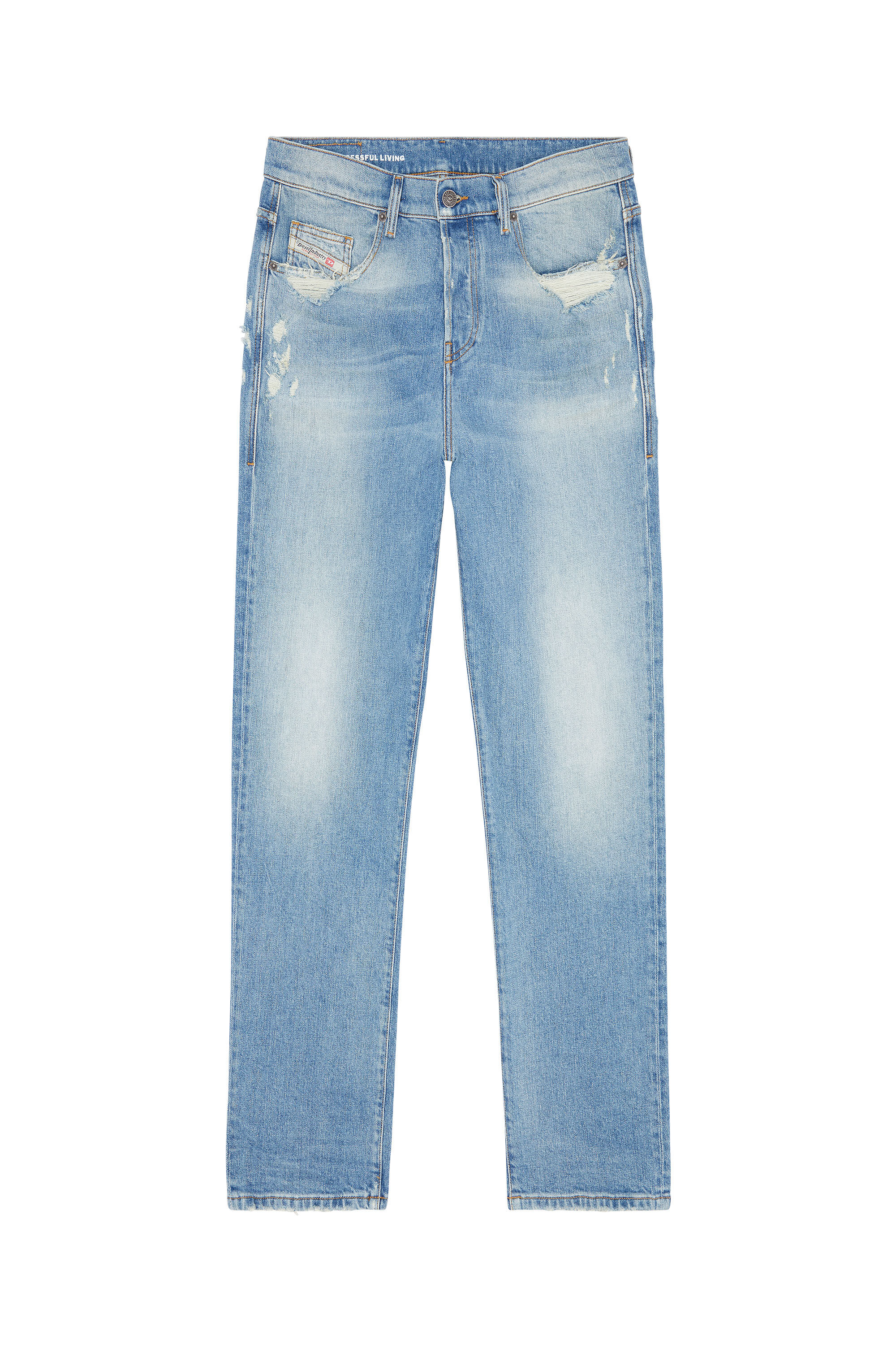Diesel - Straight Jeans 2020 D-Viker 007N1, Straight Jeans - 2020 D-Viker Homme in Bleu - 2