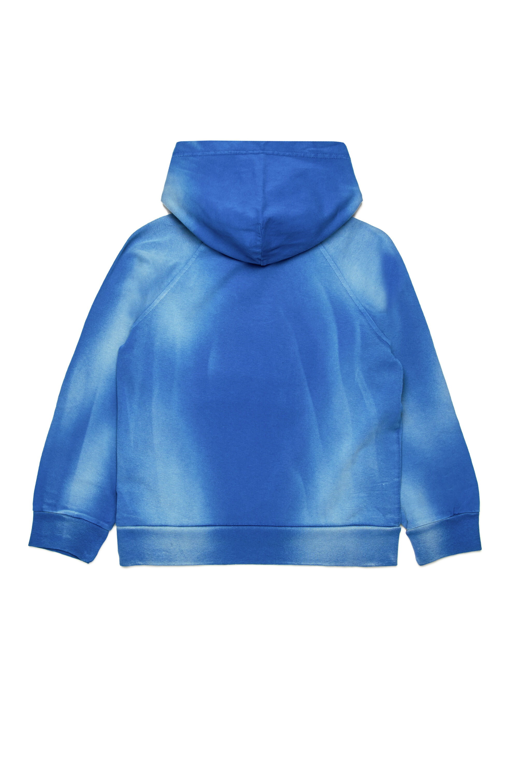 Diesel - SROXTHOOD, Male's Hoodie with solarised effect in Blue - 2