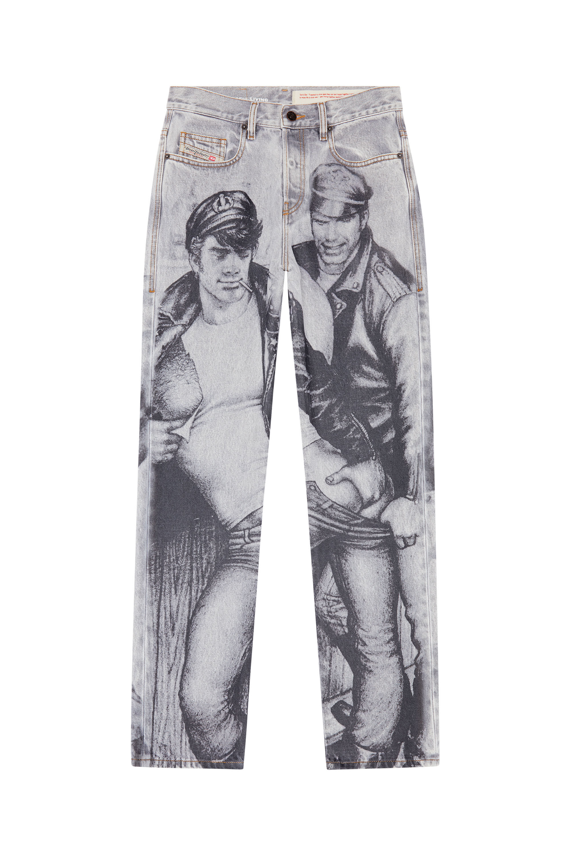 Diesel - Unisex's Straight Jeans 2020 D-Viker 007F8, Grey - 2
