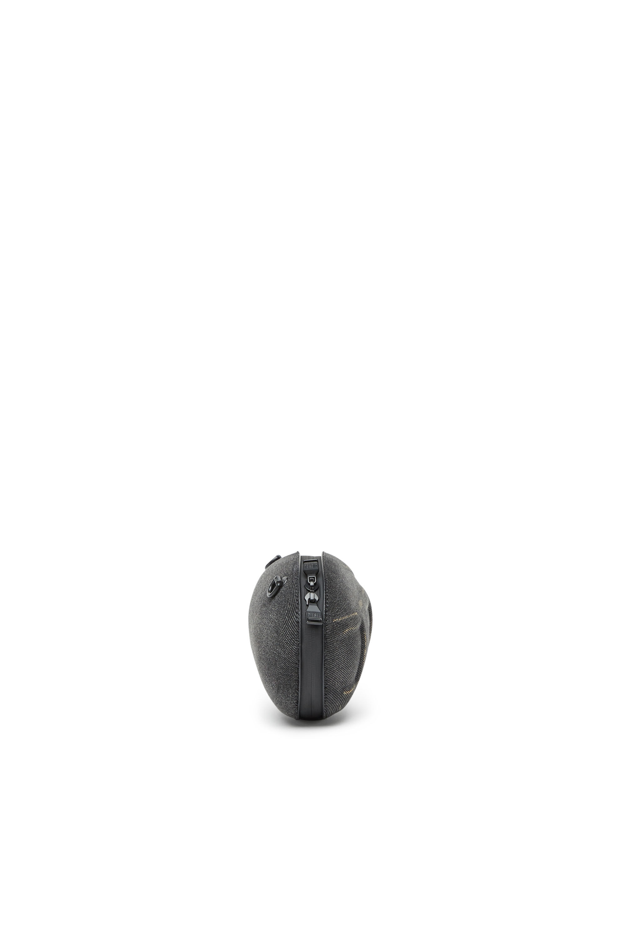Diesel - D-CLUTCH, D-Clutch-Pochette Oval D en denim traité Mixte in Noir - 4