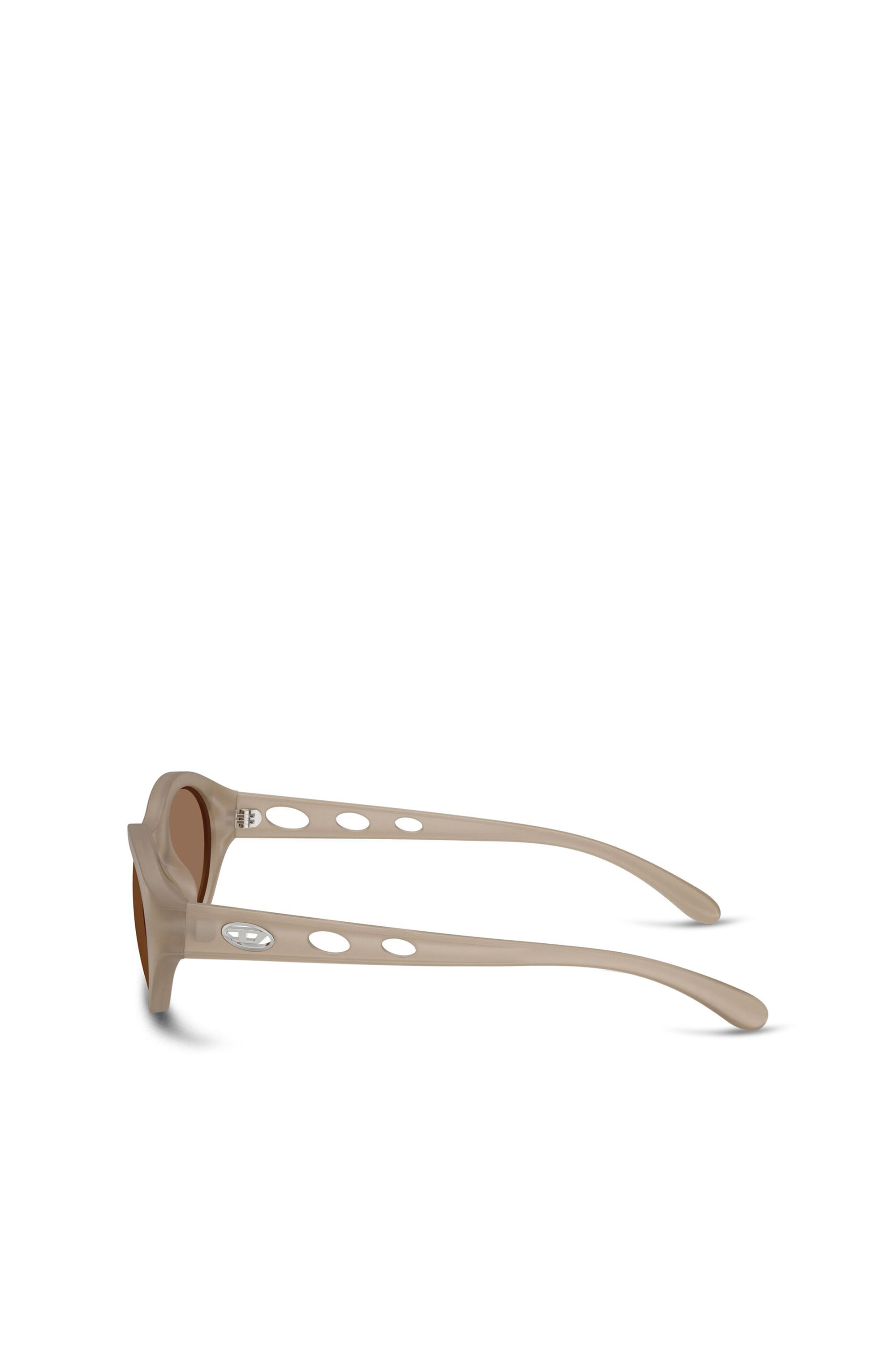 Women's Oval sunglasses | Beige | Diesel