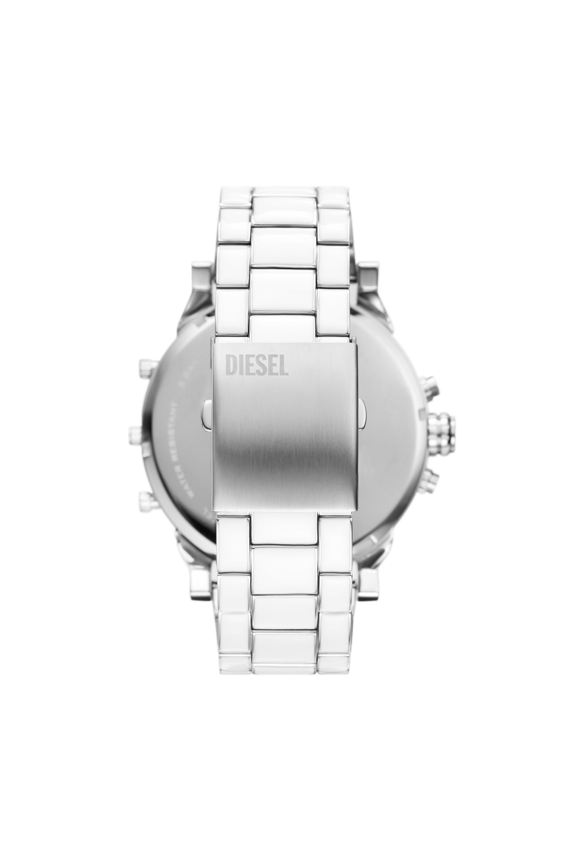 Diesel - DZ7481, Montre Mr. Daddy 2.0 blanche et acier inoxydable Homme in Gris argenté - 2