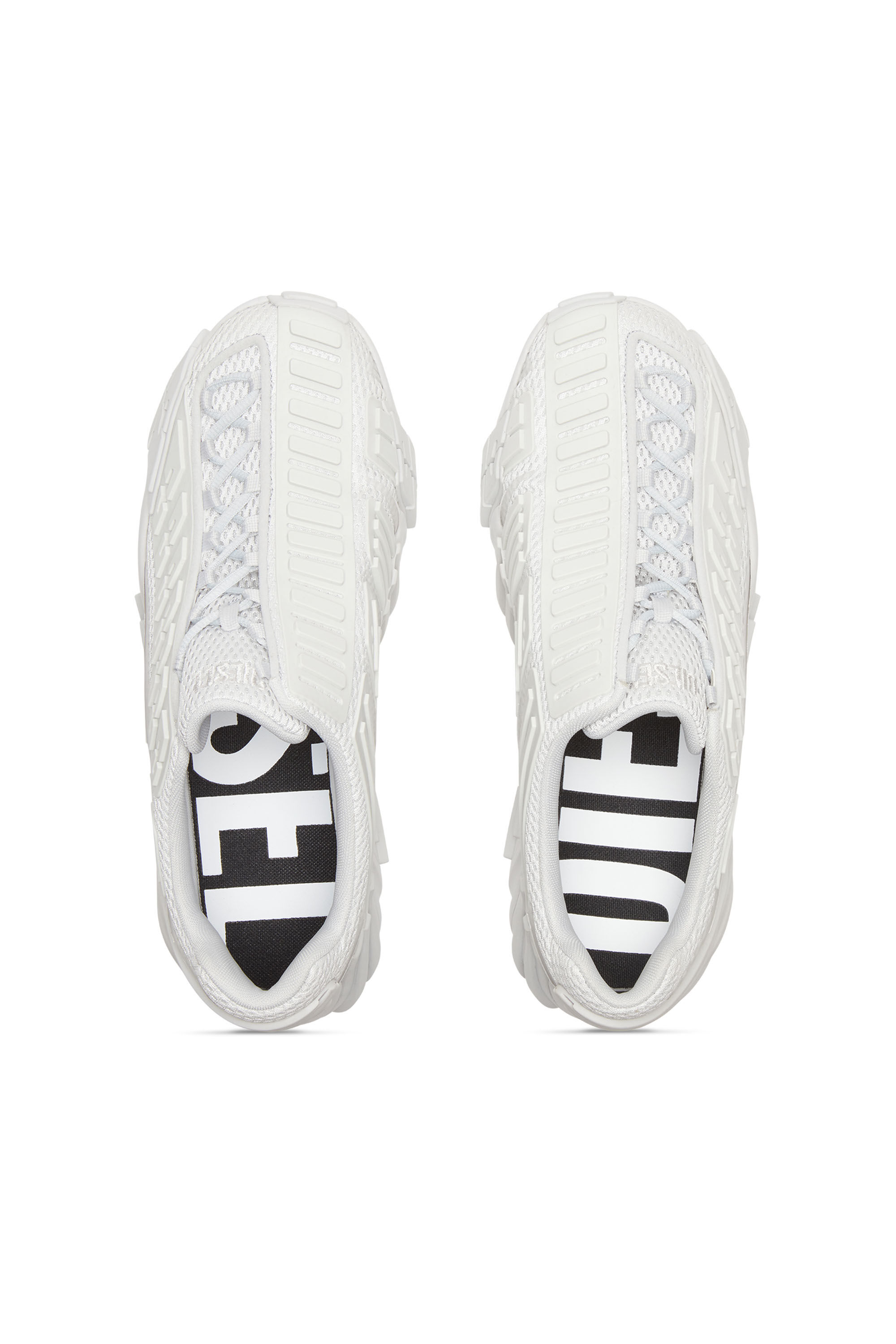 Diesel - S-PROTOTYPE V2, Male's S-Prototype V2 - Sneakers in mesh and rubber in White - 4