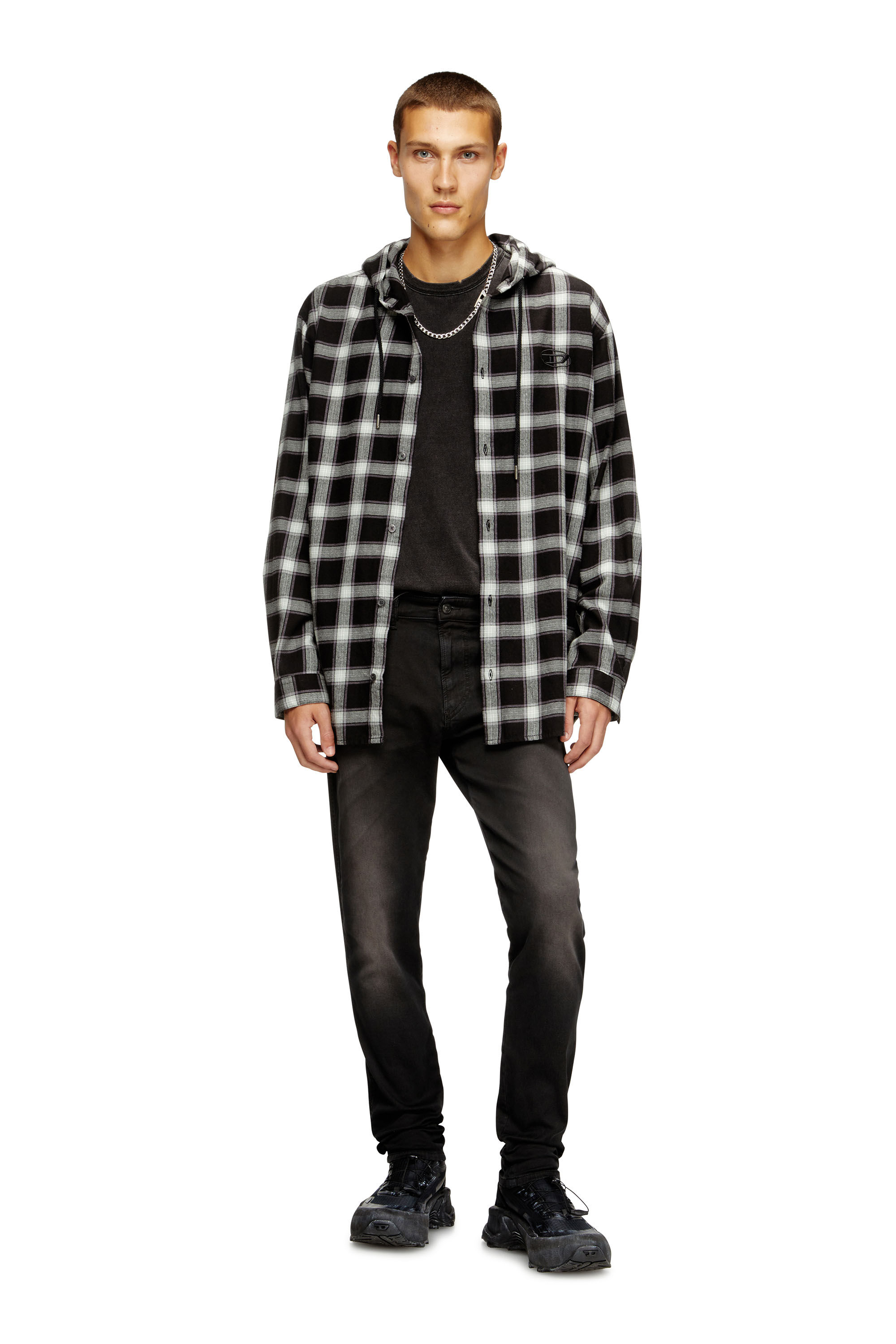 Men's Slim Jeans | Black/Dark grey | Diesel 2062 D-Strukt Joggjeans®