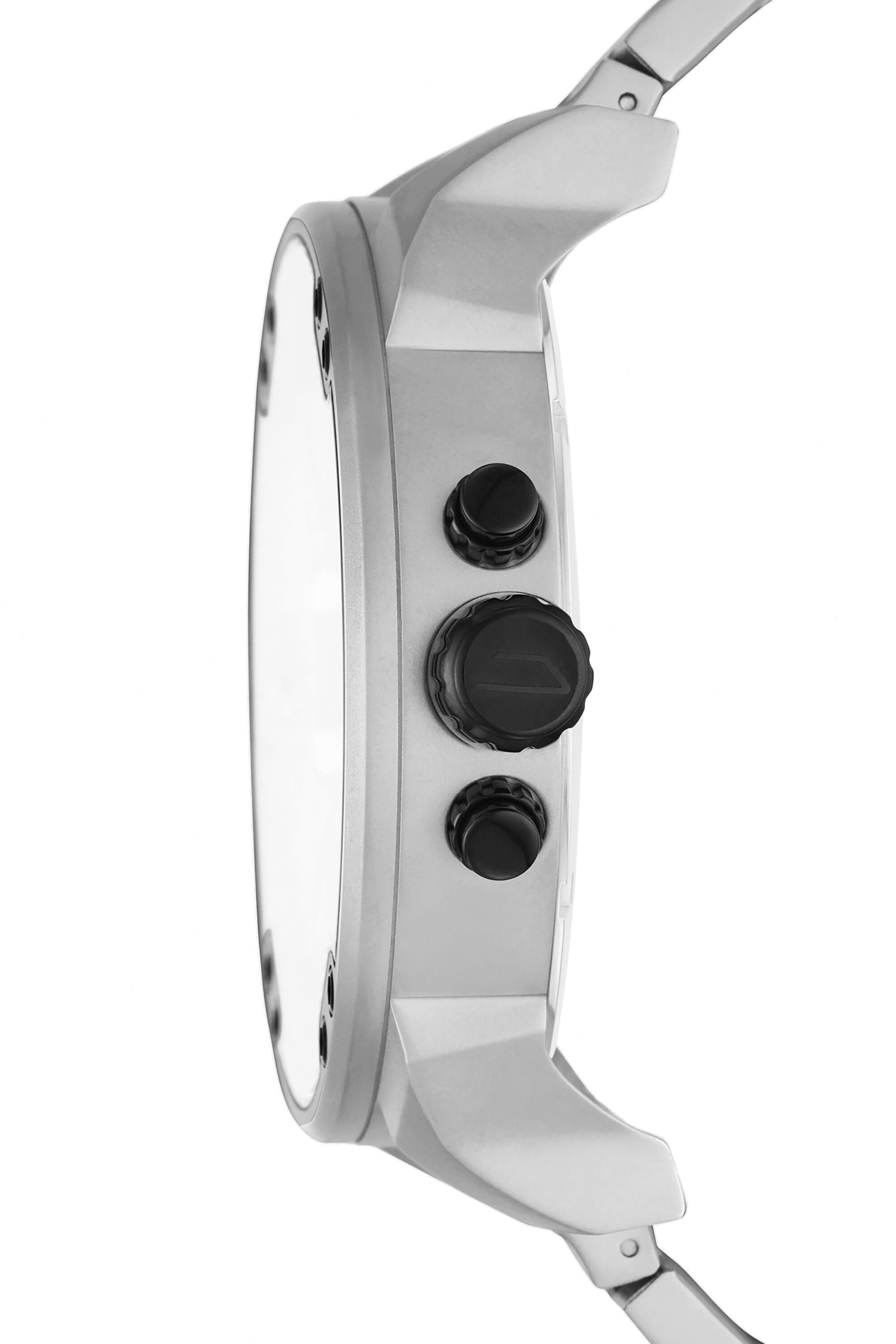 Diesel - DZ7421, Male's Mr. Daddy 2.0 chronograph stainless steel watch in Silver/Black - 2