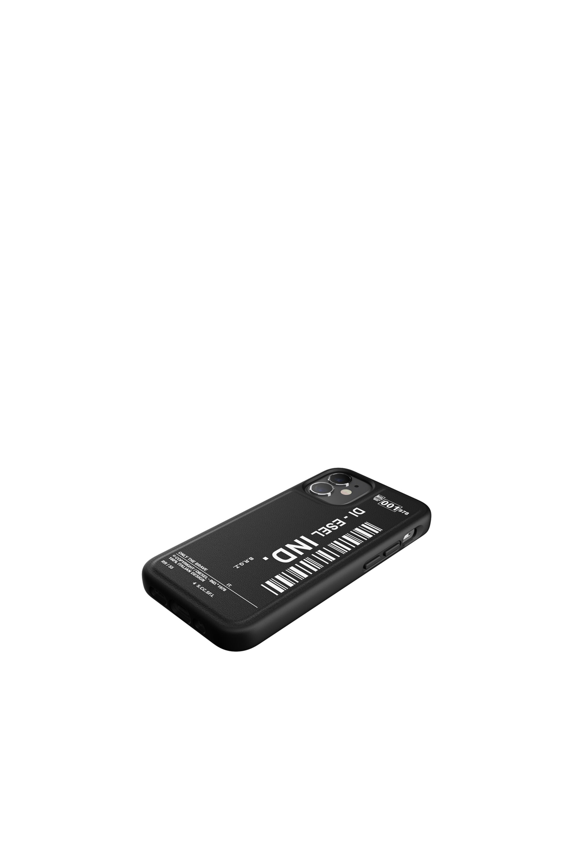 Diesel - 42488 STANDARD CASE, Coque moulée pur iPhone 12 Mini Mixte in Noir - 4