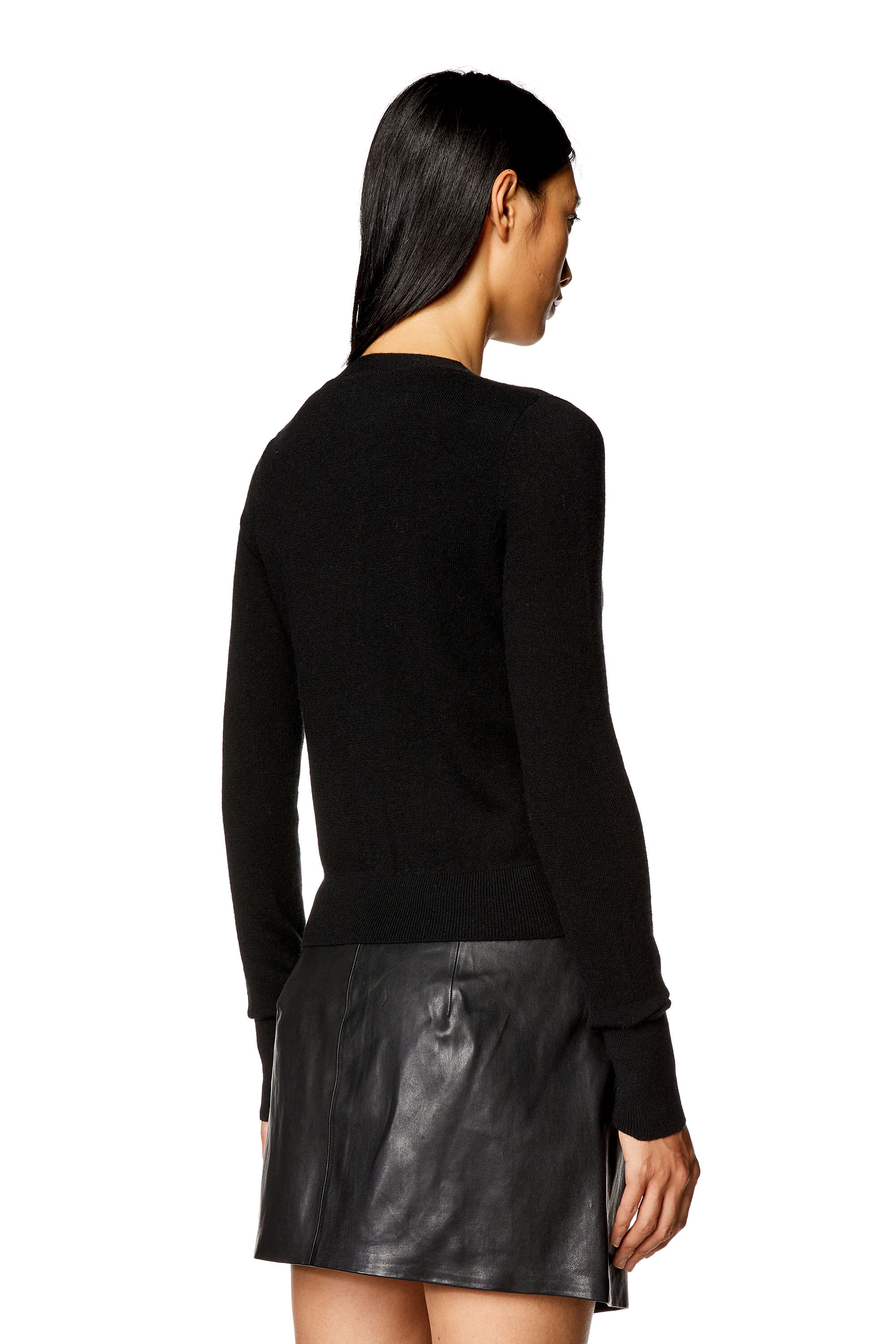 Women's Wool and cashmere cardigan | Black | Diesel