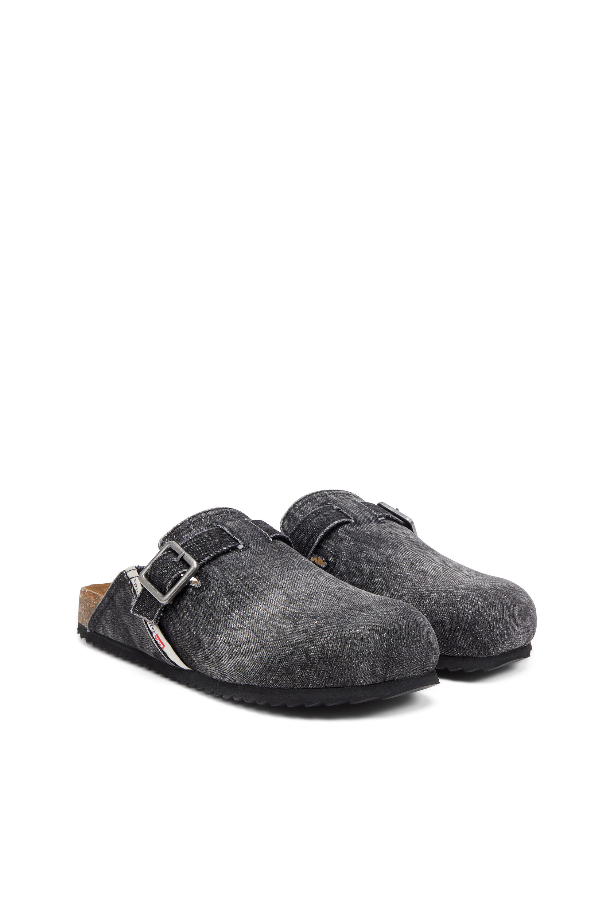 Diesel - D-WOODSTOCK X, Male's D-Woodstock-Mules in faded denim in Black - 2
