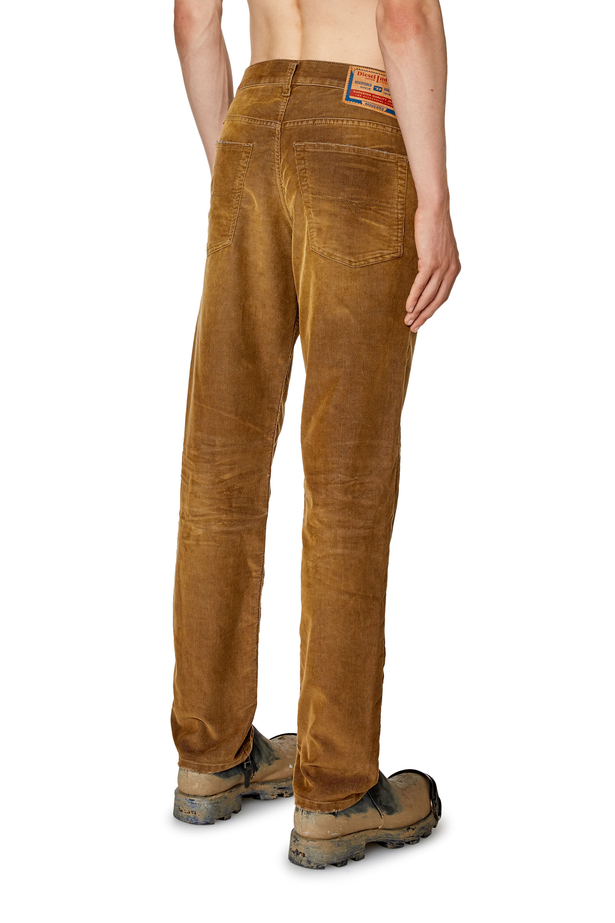 Diesel - Man's Tapered Jeans 2023 D-Finitive 003GJ, Brown - 4